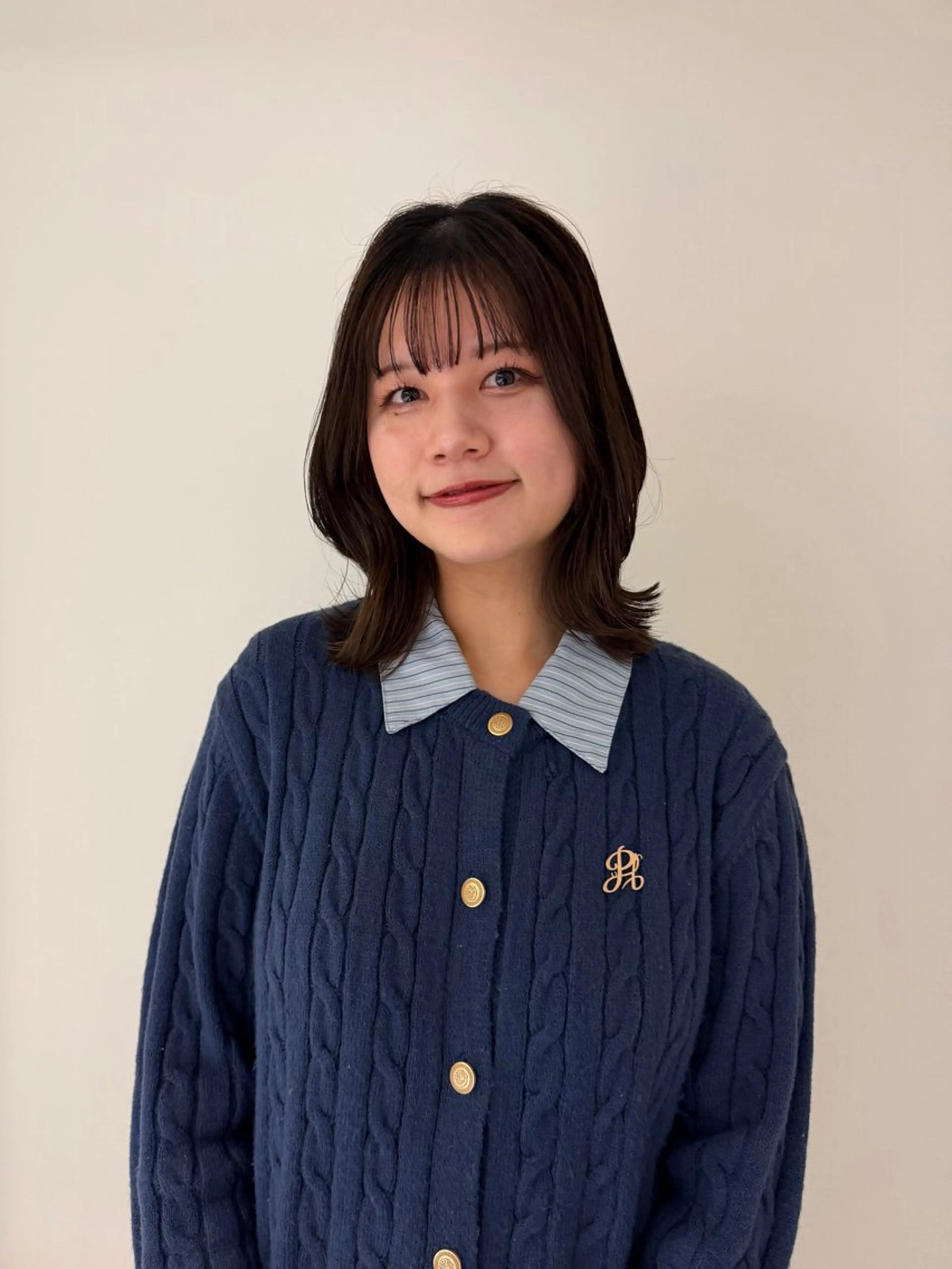 ミディアム カット 似合わせボブ /清水凜のヘアスタイル