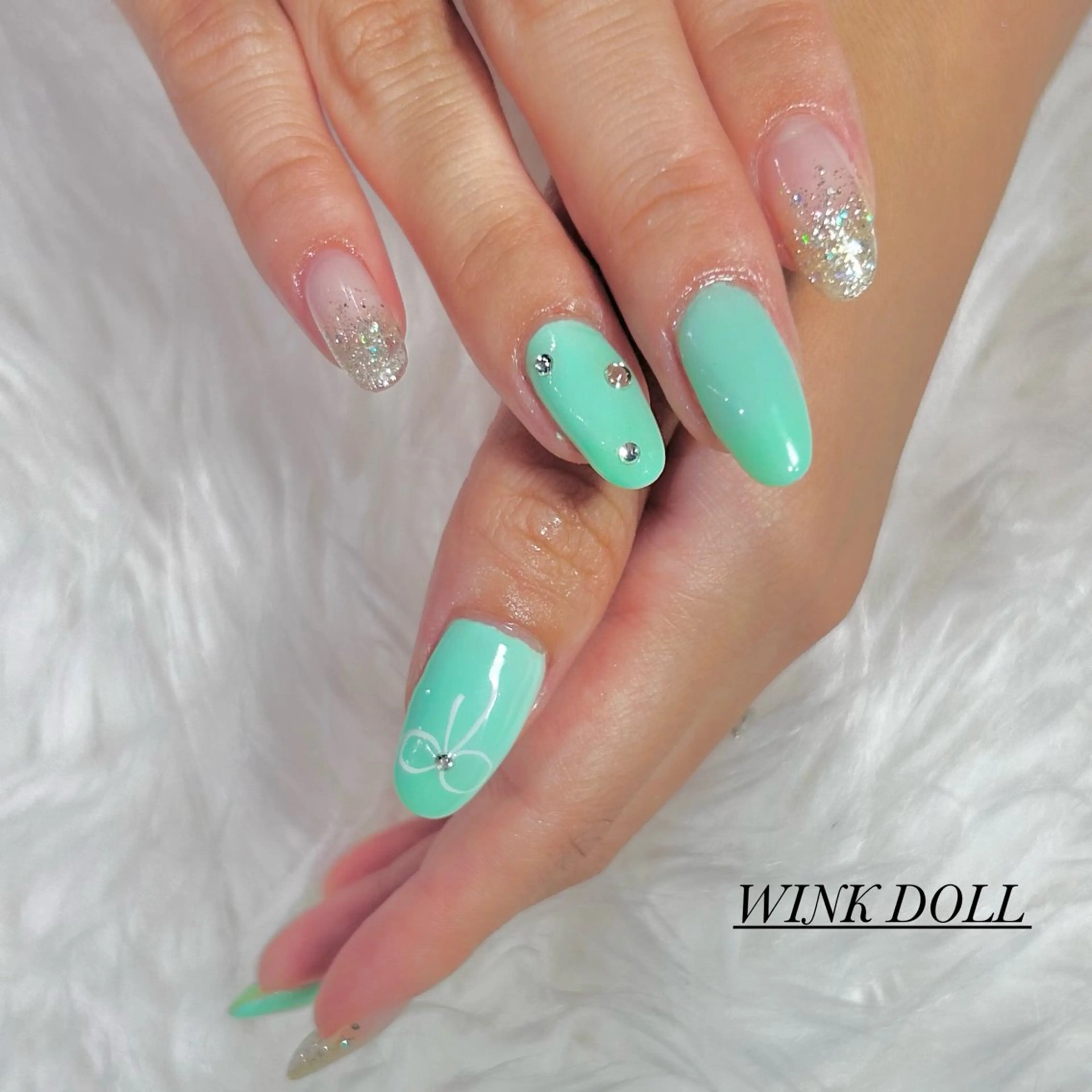 ネイル ハンドネイル WINK DOLL 🌹MIRAIのネイルデザイン
