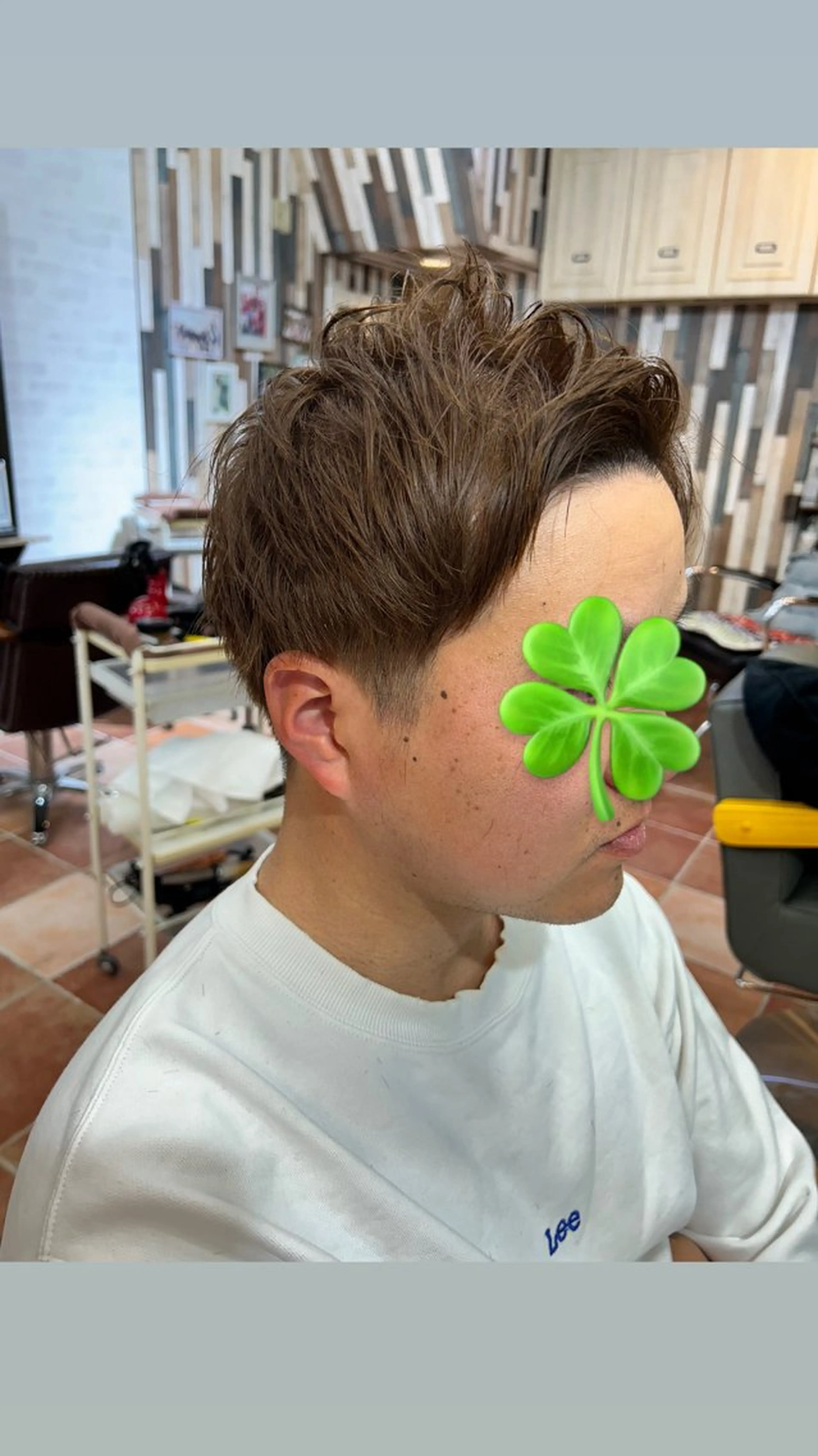 メンズ アップバング カット Rigoletto所属・ショート/レイヤー 🎀細沼玲花のヘアスタイル