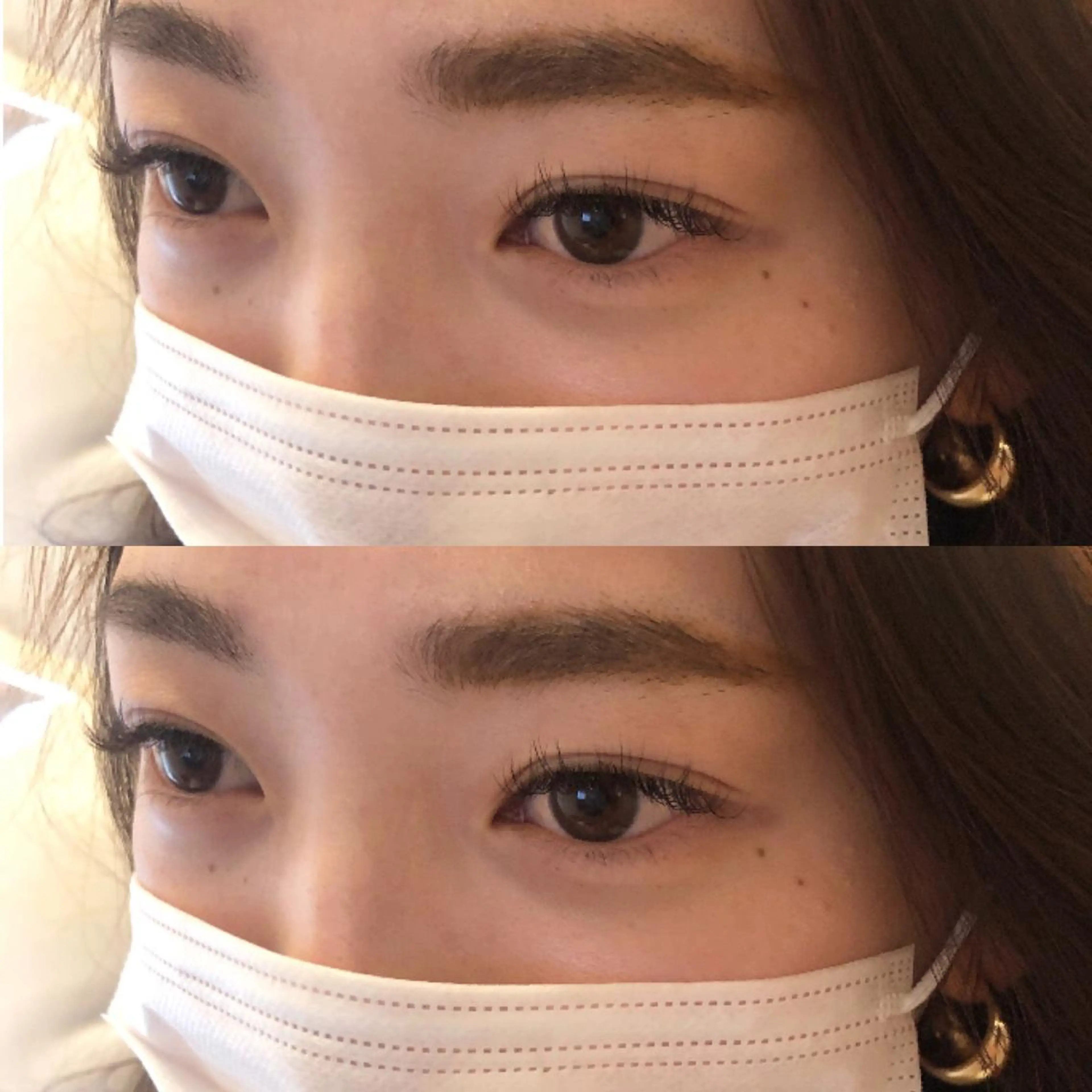 マツエク・マツパ カラーマツエク Dカール 坂田 亜依のマツエク・マツパデザイン