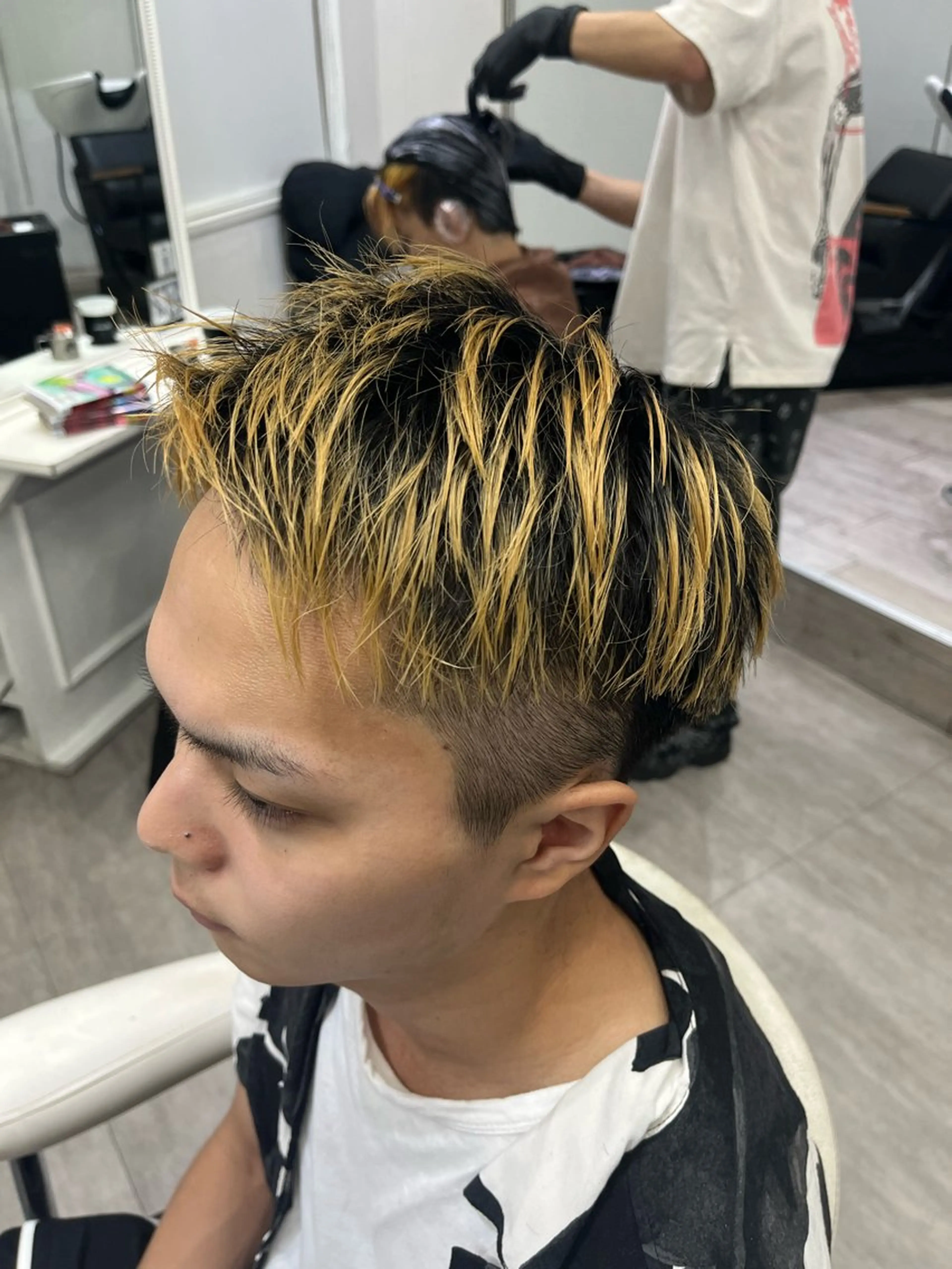 ショート メンズ カット トリートメント ヘアセット メンズ専門美容師 💈高橋和真💈のヘアスタイル