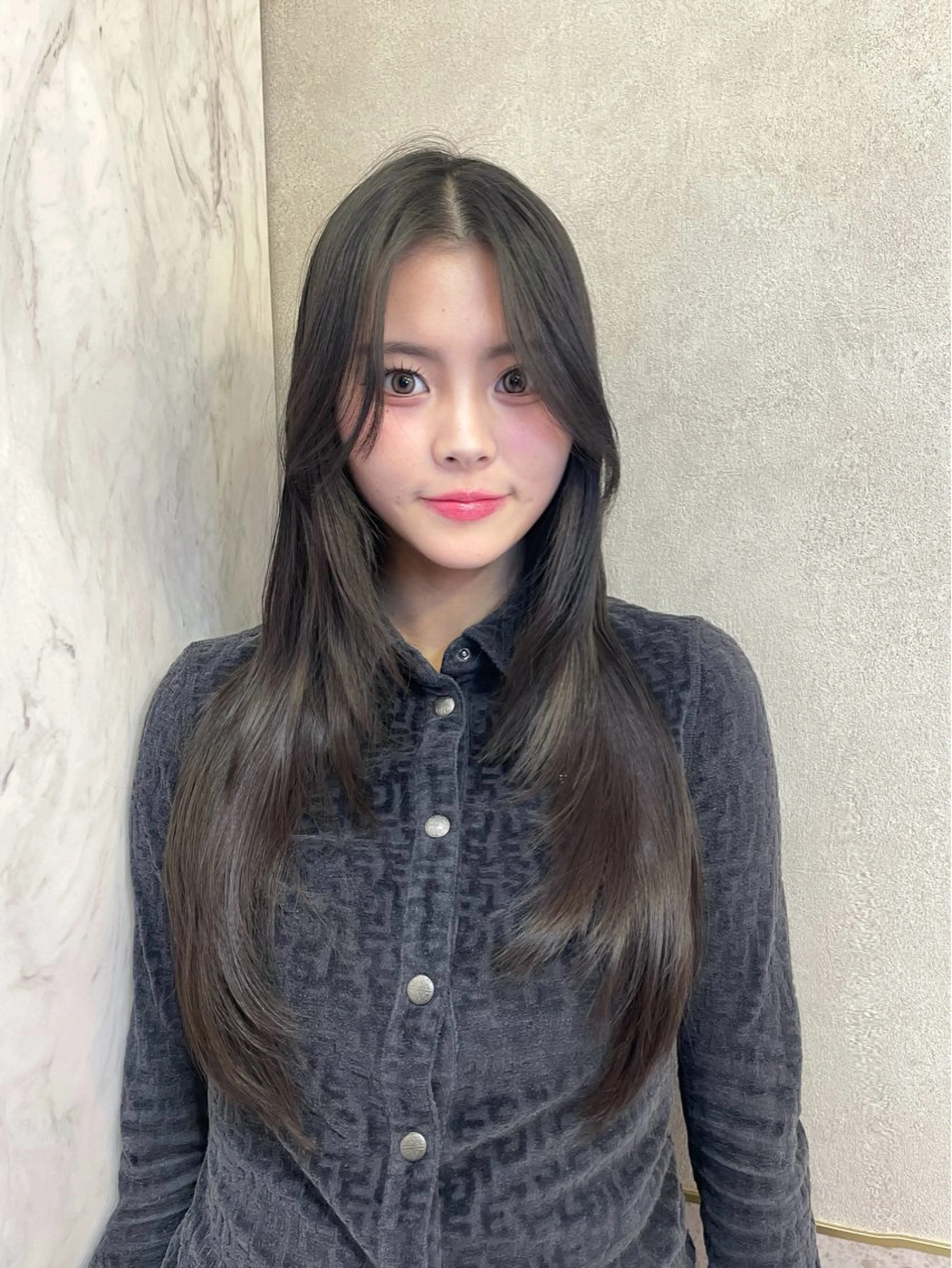 ロング カラー ハイレイヤー レイヤーカット ハッシュカット/ 艶カラー/RIN🩶のヘアスタイル