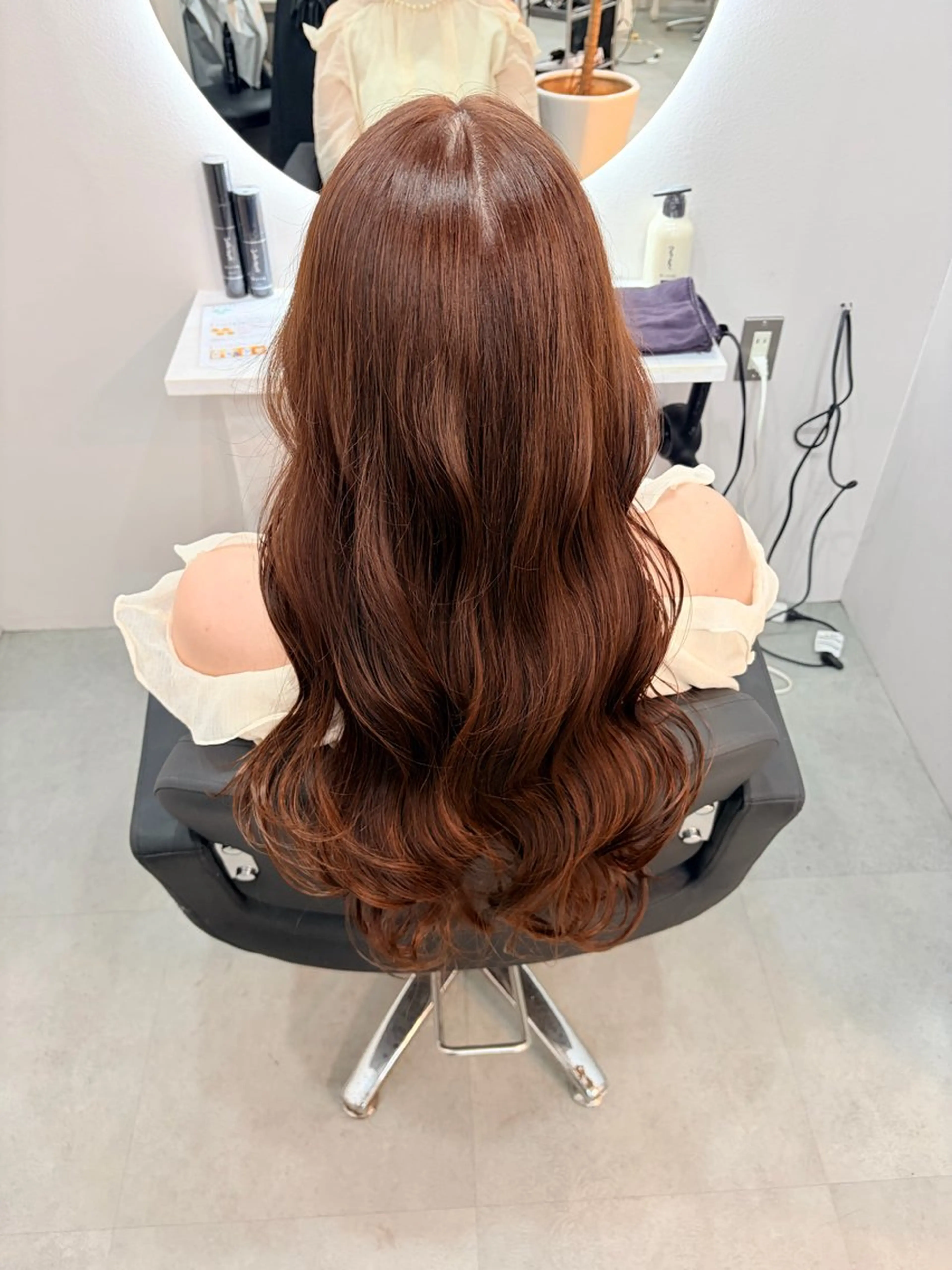 ロング 山下 明子のヘアスタイル