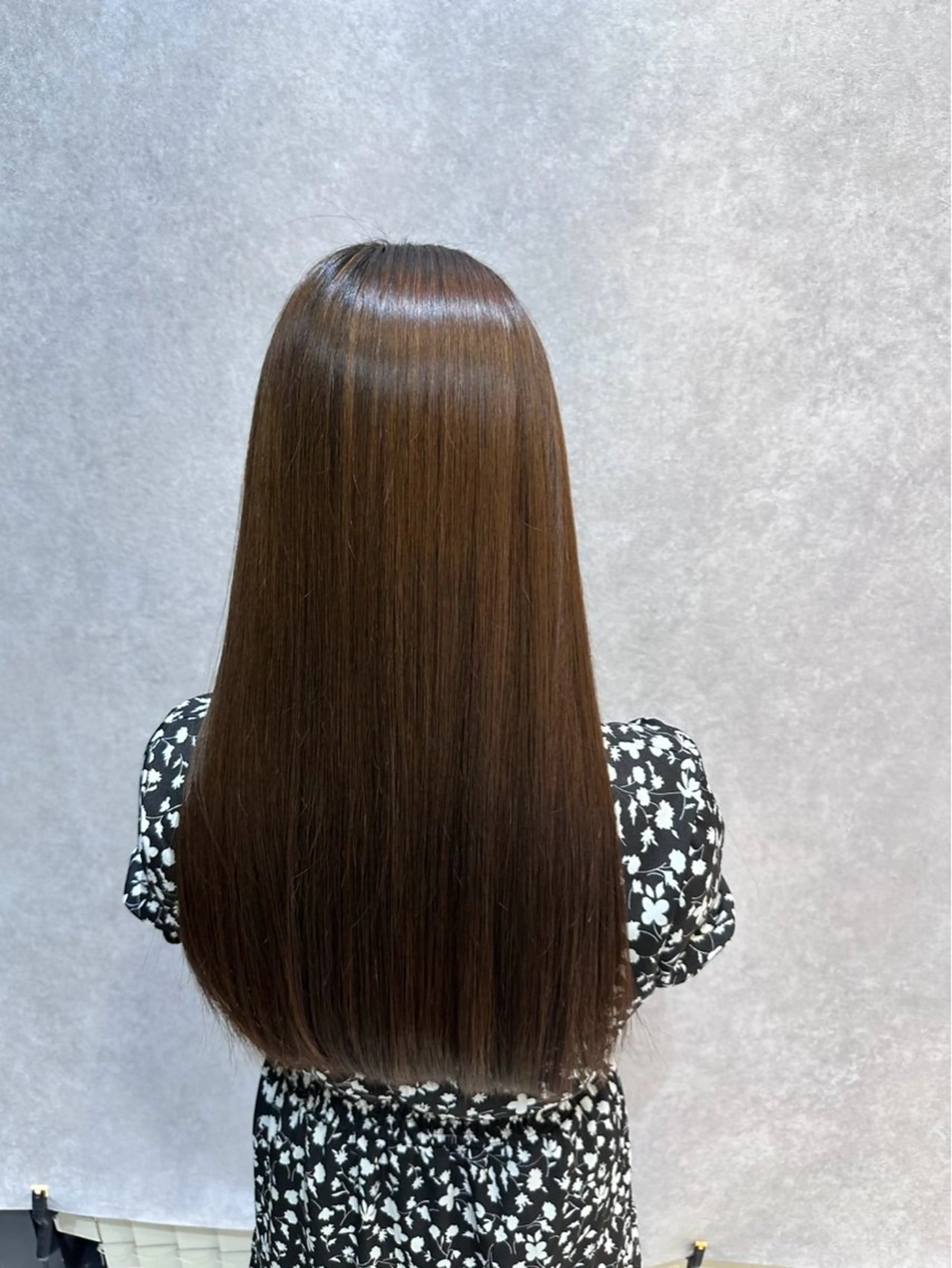 ロング パーマ 縮毛矯正 トリートメント Ash桜木町🐶 勝島 翔のヘアスタイル