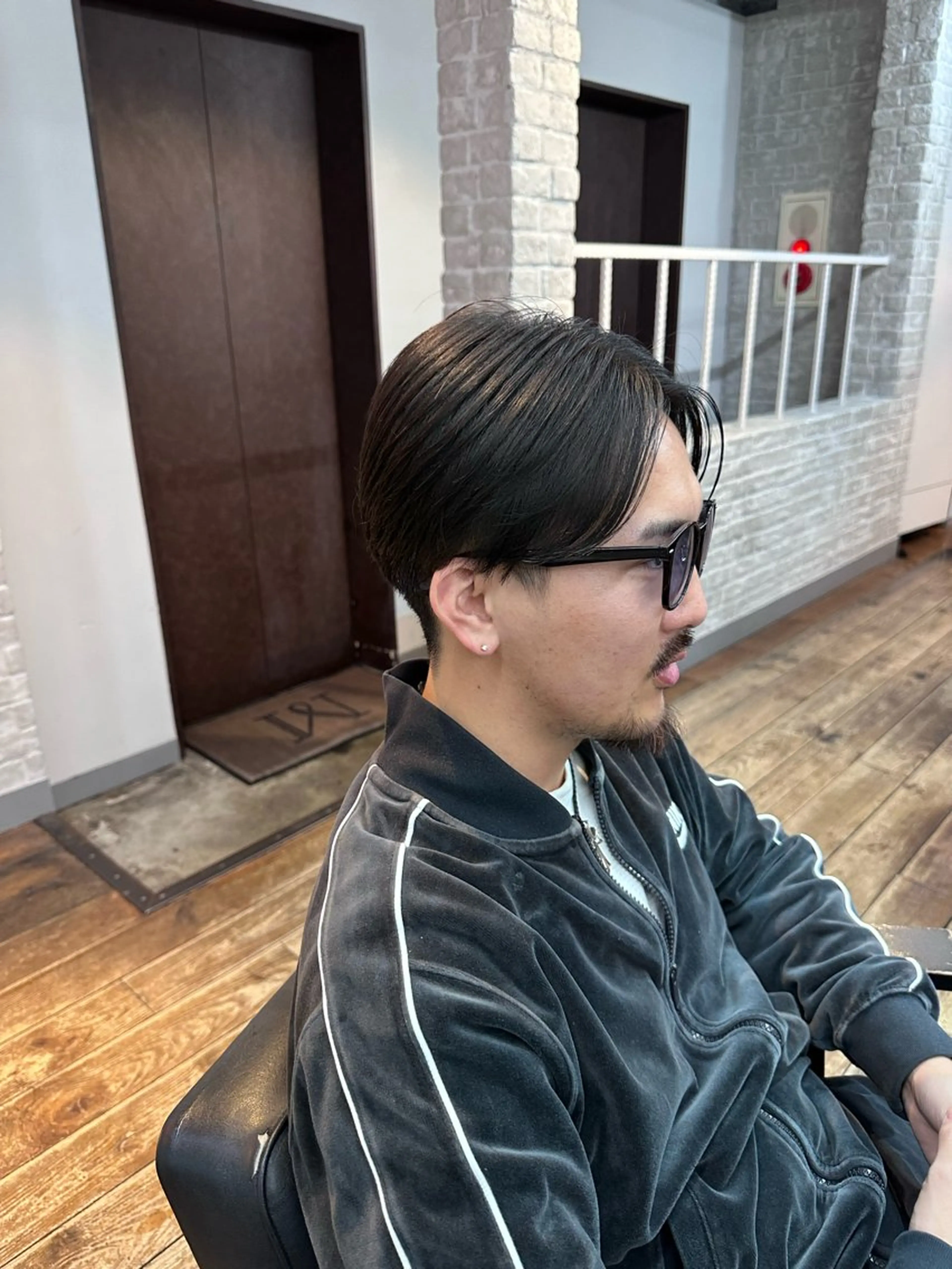 ショート メンズ カット 🩵つなぎショート✨ パーマスタイル みくのヘアスタイル