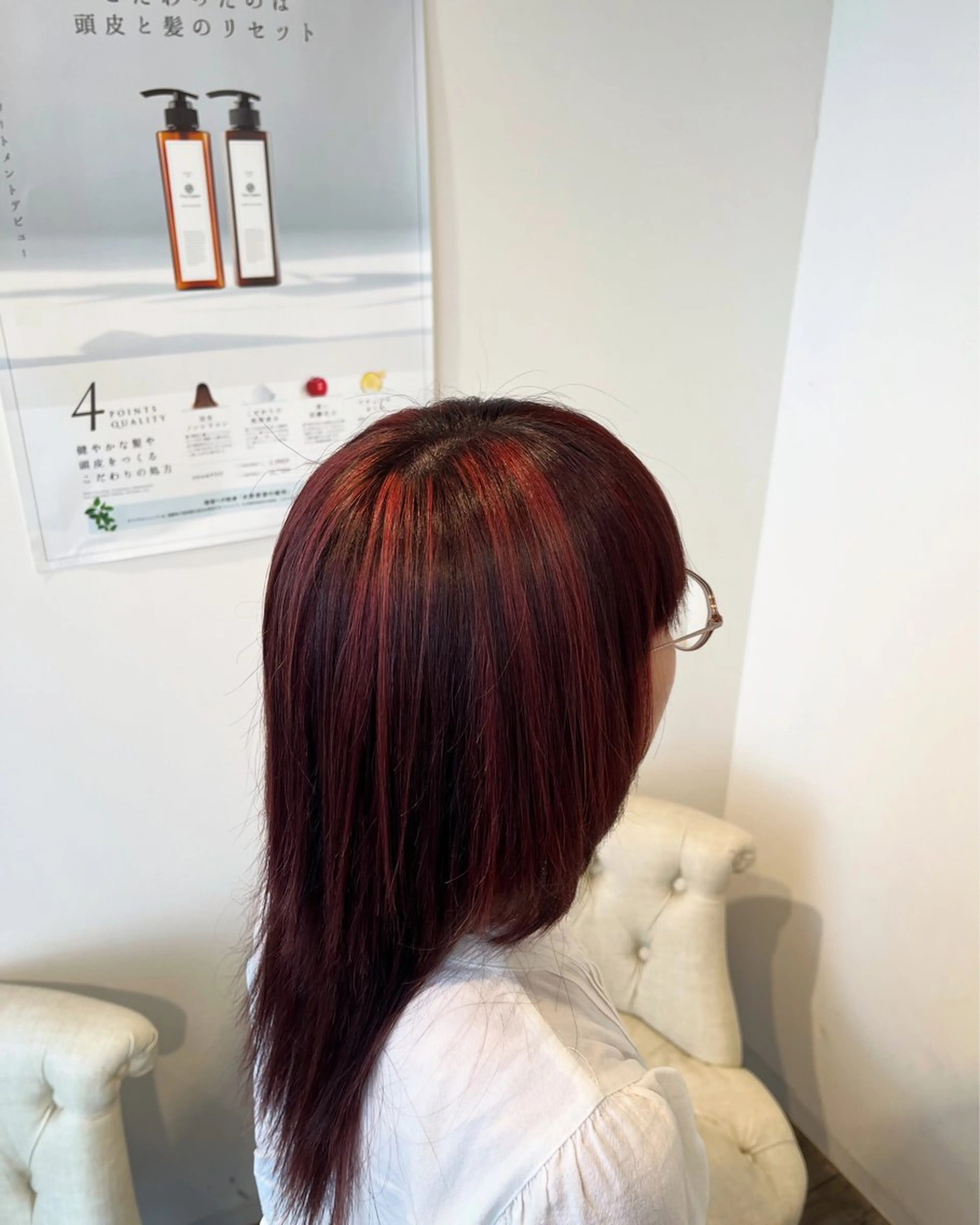 ロング カット ヘアカラー ✨透明感／艶／ レイヤー／相原楓🍁のヘアスタイル