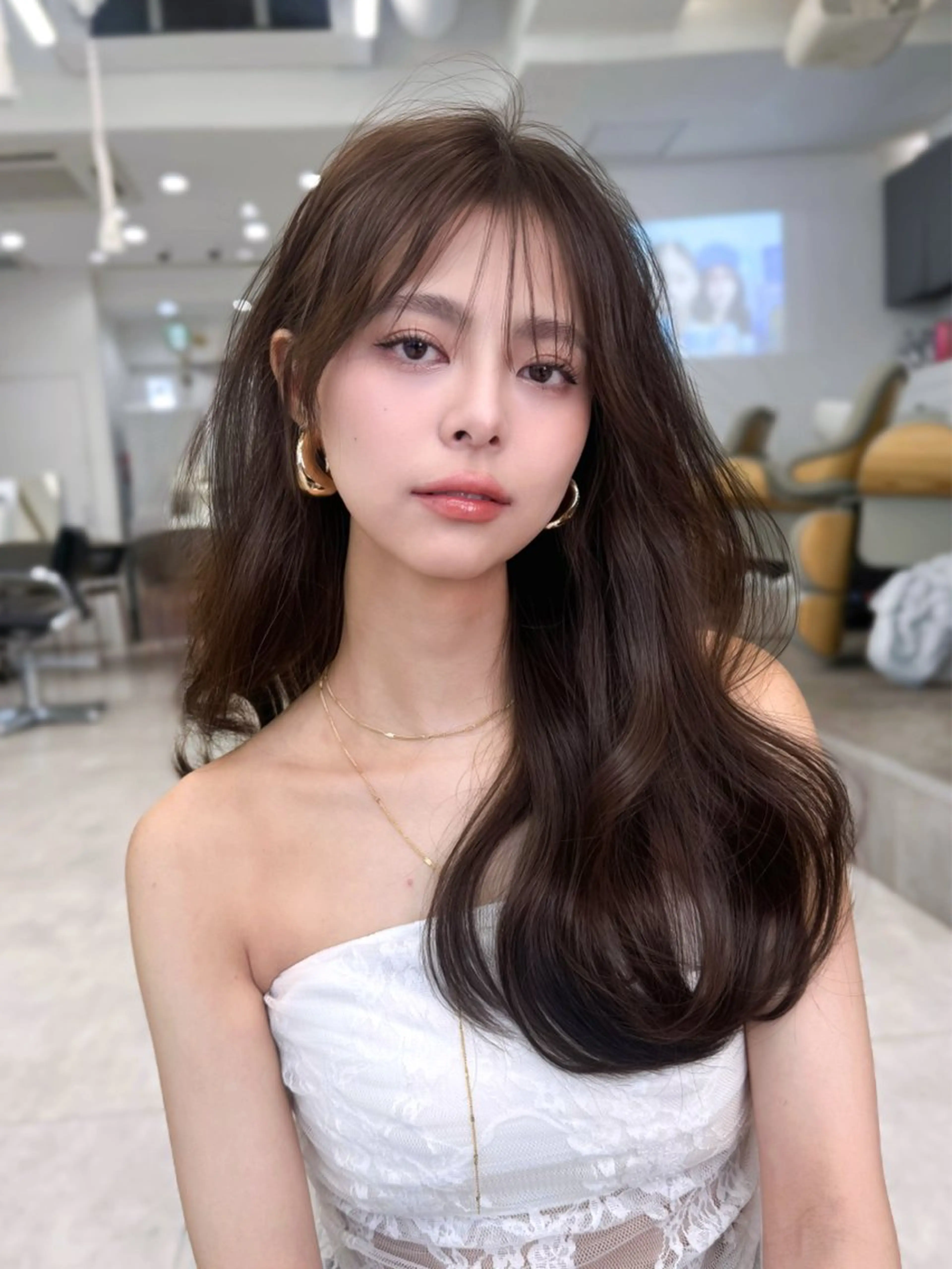 オージュアトリートメント＋シャンプーブロー＋韓国巻きおろし🦋の写真