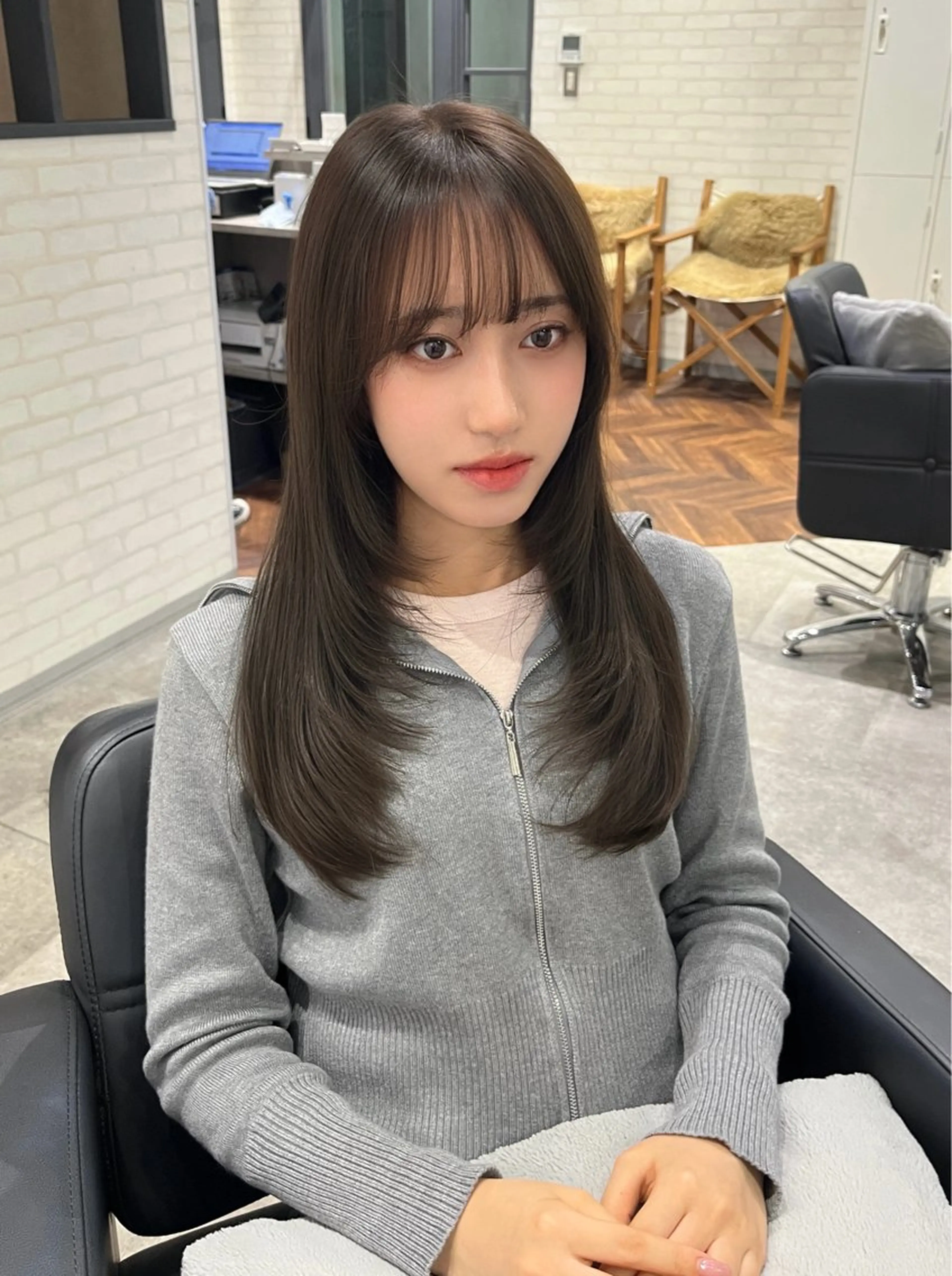 セミロング レイヤーカット カット ヘアカラー CHIHIRO🌠 艶髪/レイヤーのヘアスタイル