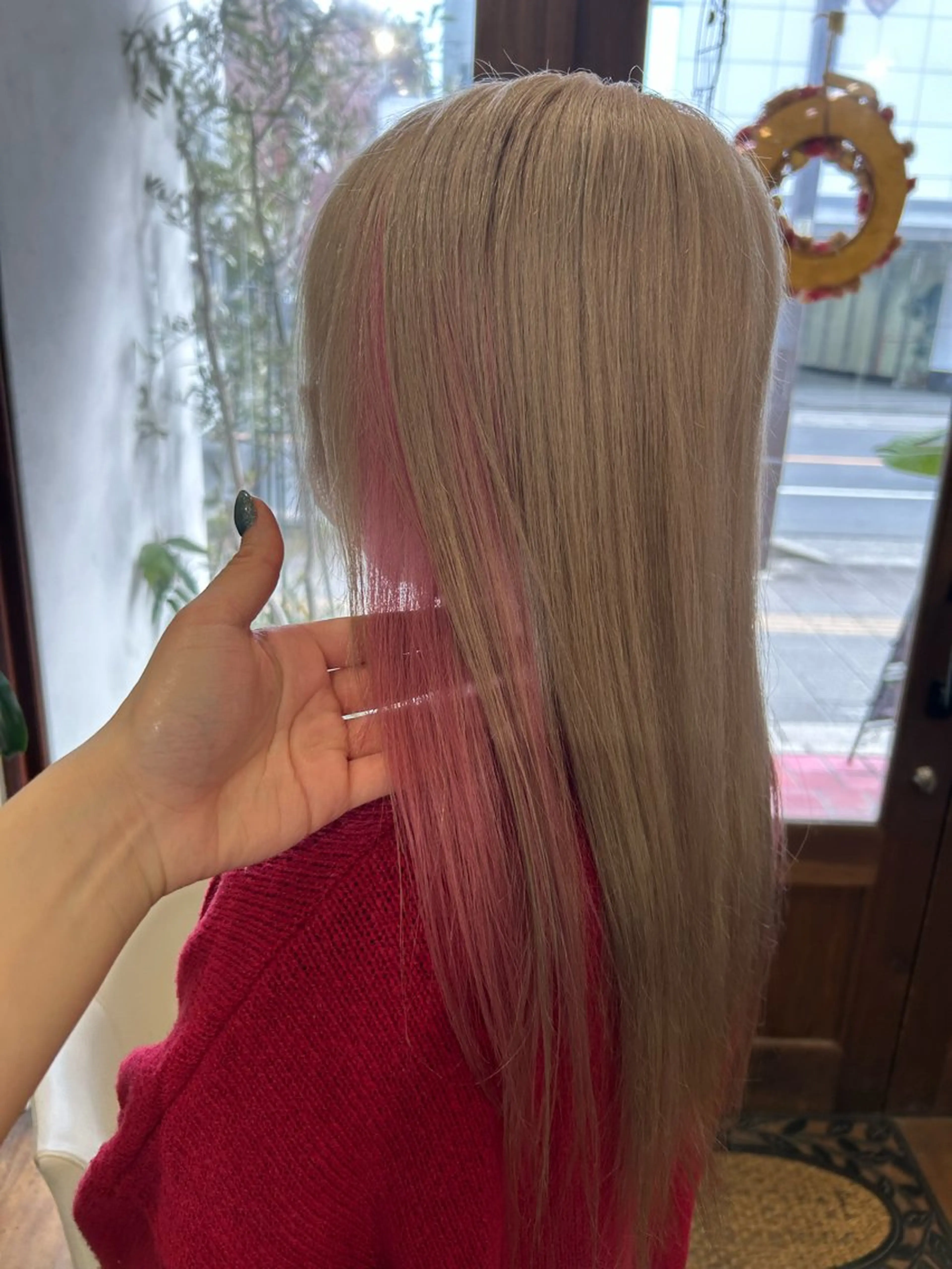 ロング ヘアカラー トリートメント 岩田 ひより🦄💜のヘアスタイル