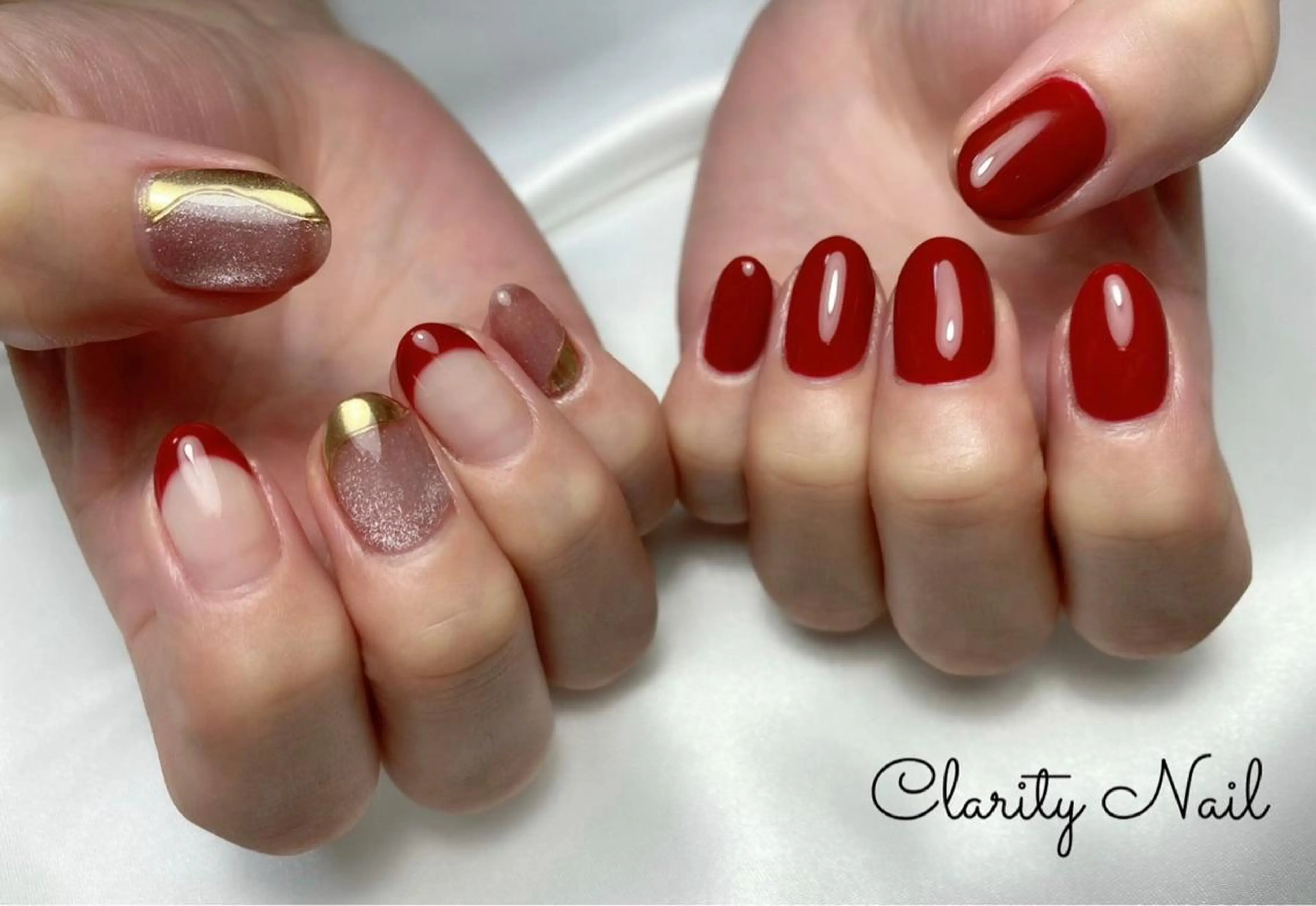 ネイル アートネイル 持ち込み ハンドネイル Clarity Nailのネイルデザイン