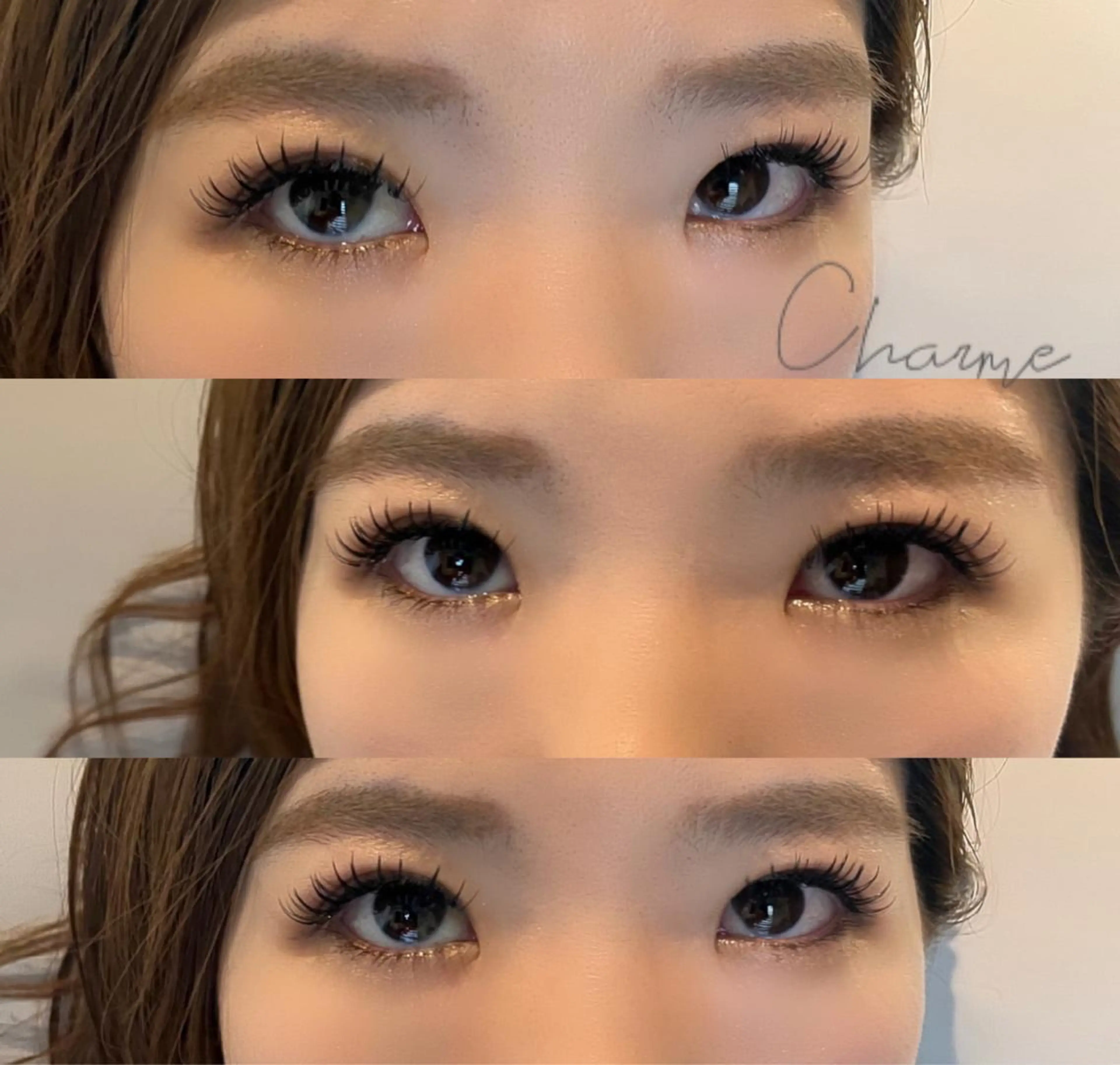 くすみカラーエクステ140本4950円の写真