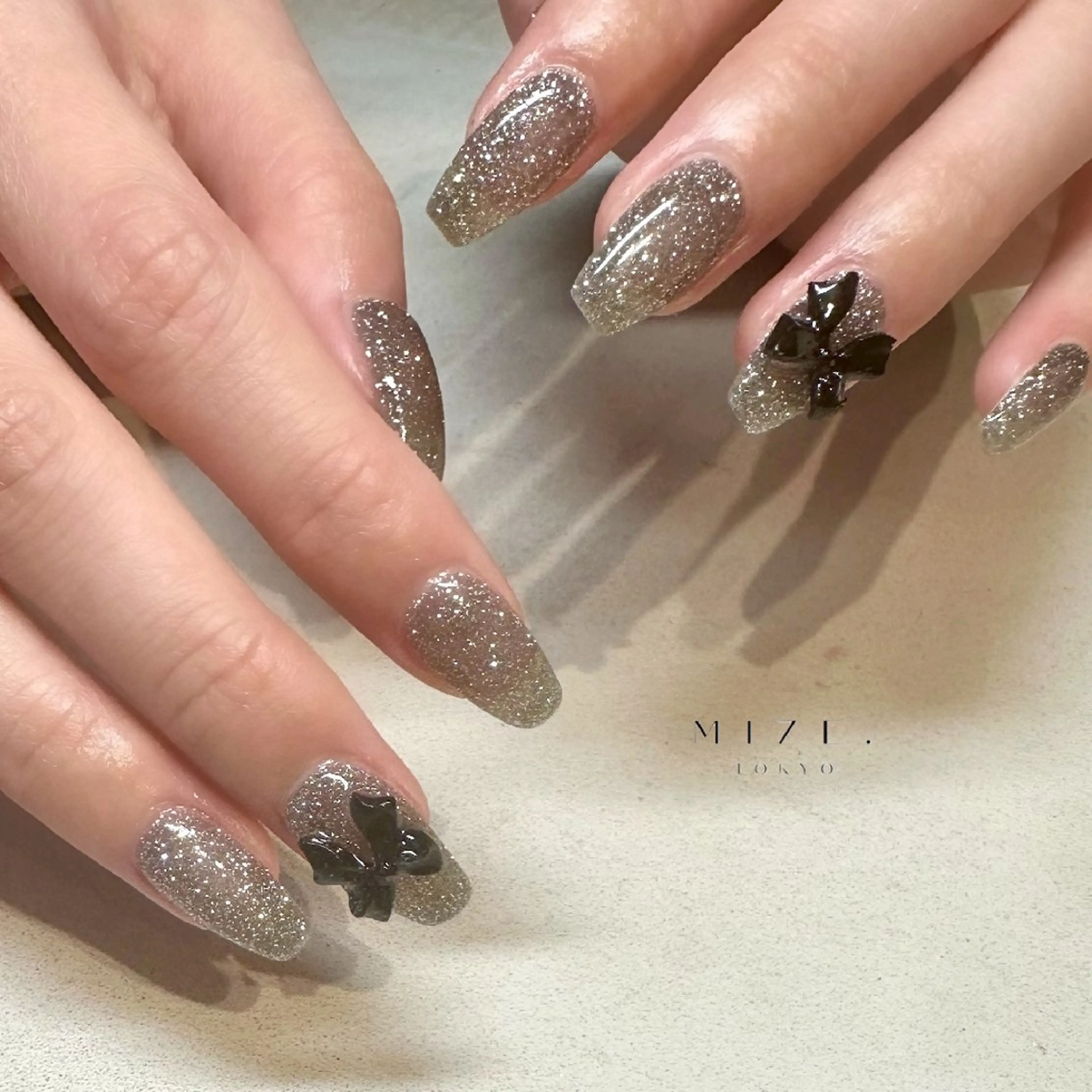 ネイル リボン mize 【成増駅徒歩1分】のネイルデザイン