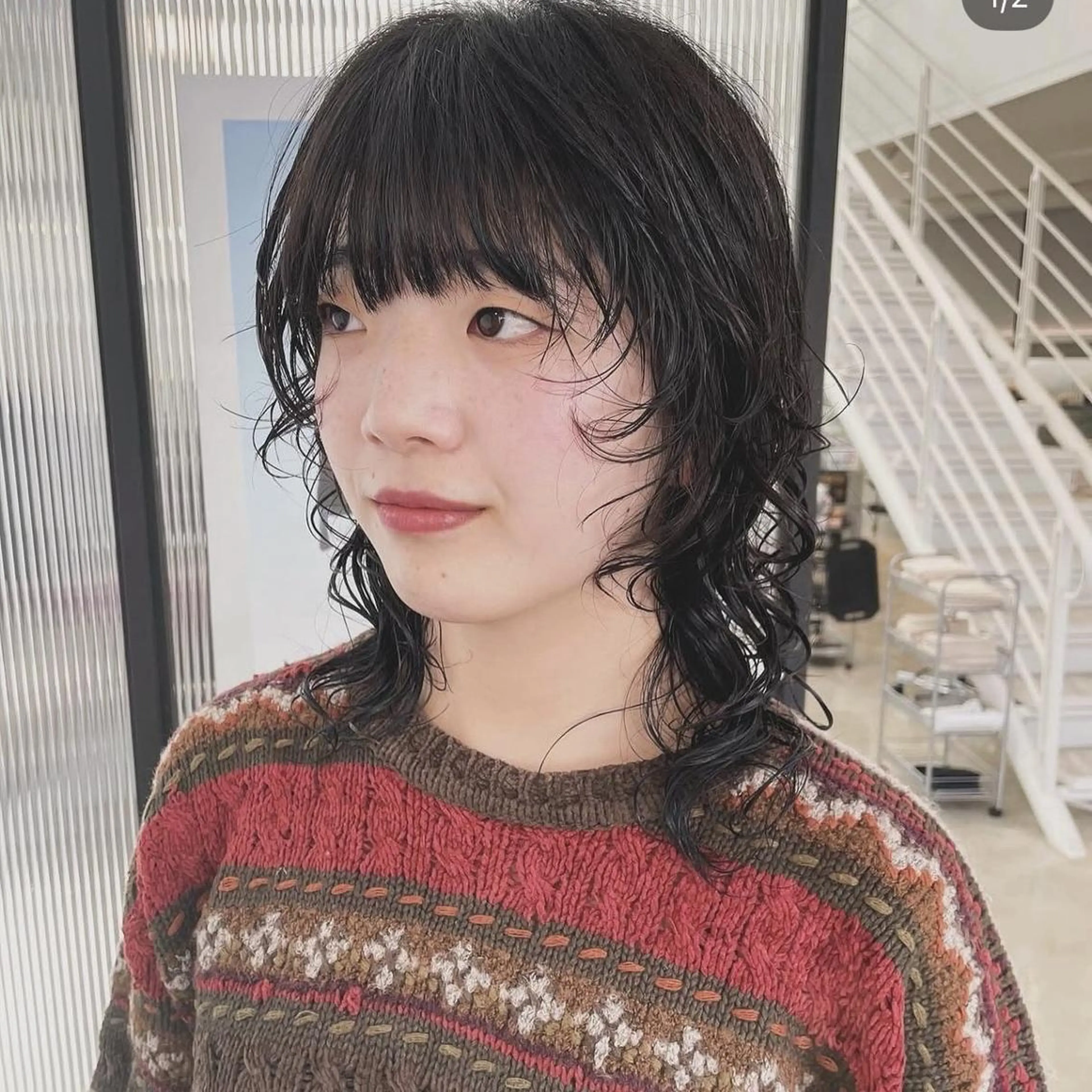 パーマ カット／ブリーチ🐏 モデル募集中 ナナホのヘアスタイル