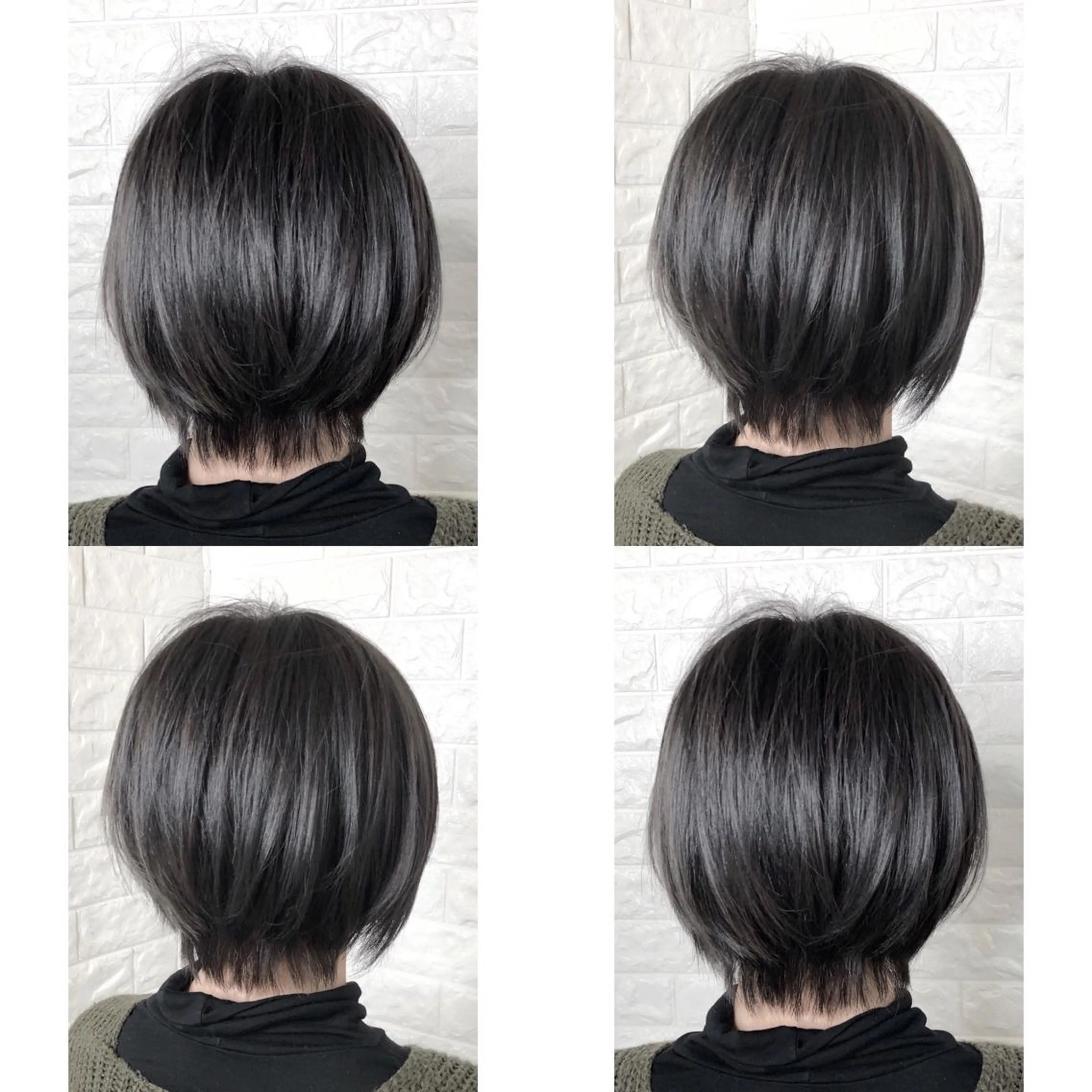 ショート カラー ブリーチ ケアブリーチ 透明感カラー ダークグレー ダークグレージュ 髪質改善特化KIZU /艶髪研究（京都）のヘアスタイル