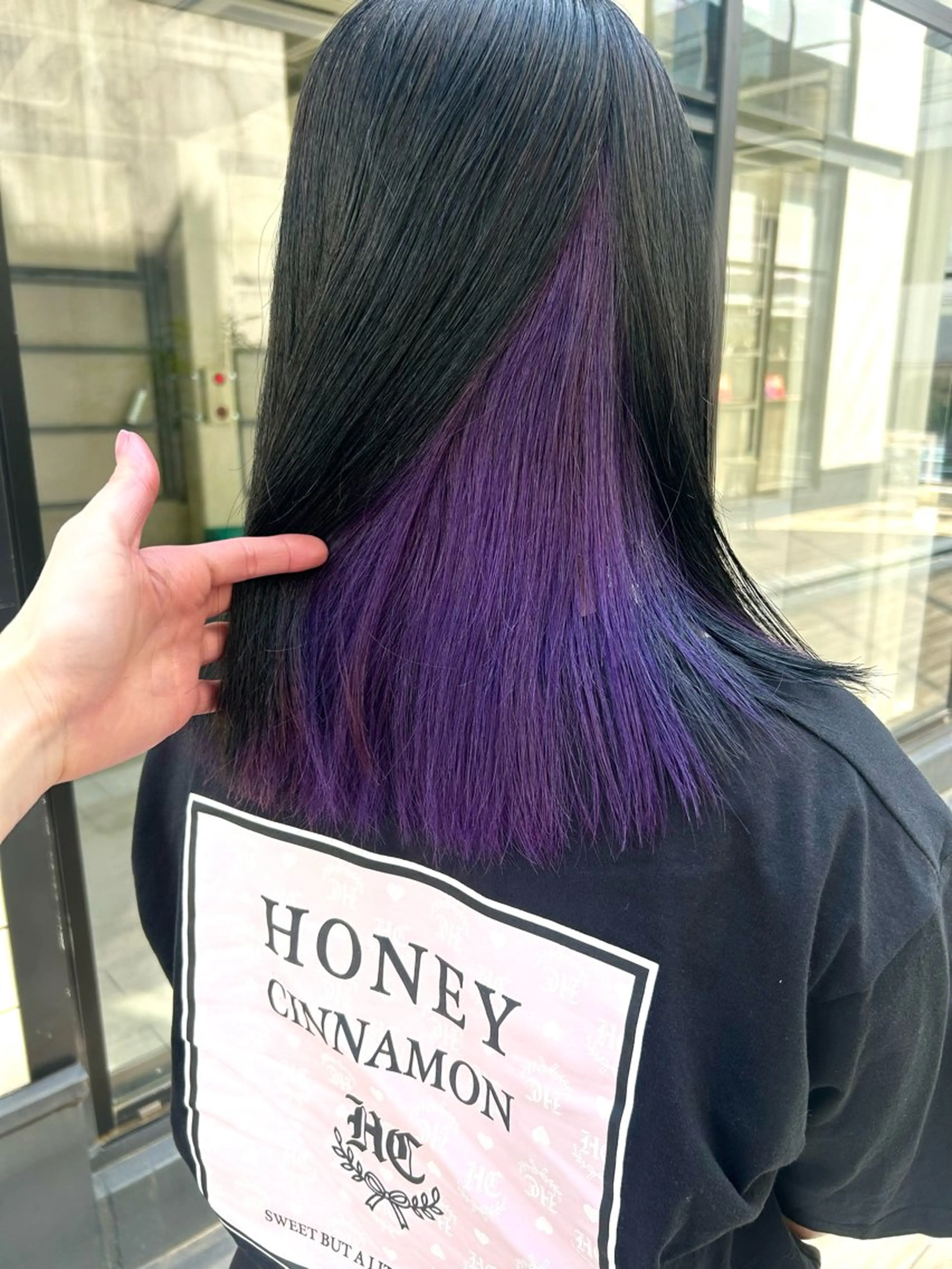 セミロング カラー ヘアアレンジ ブリーチ カット ヘアカラー トリートメント yuka .のヘアスタイル