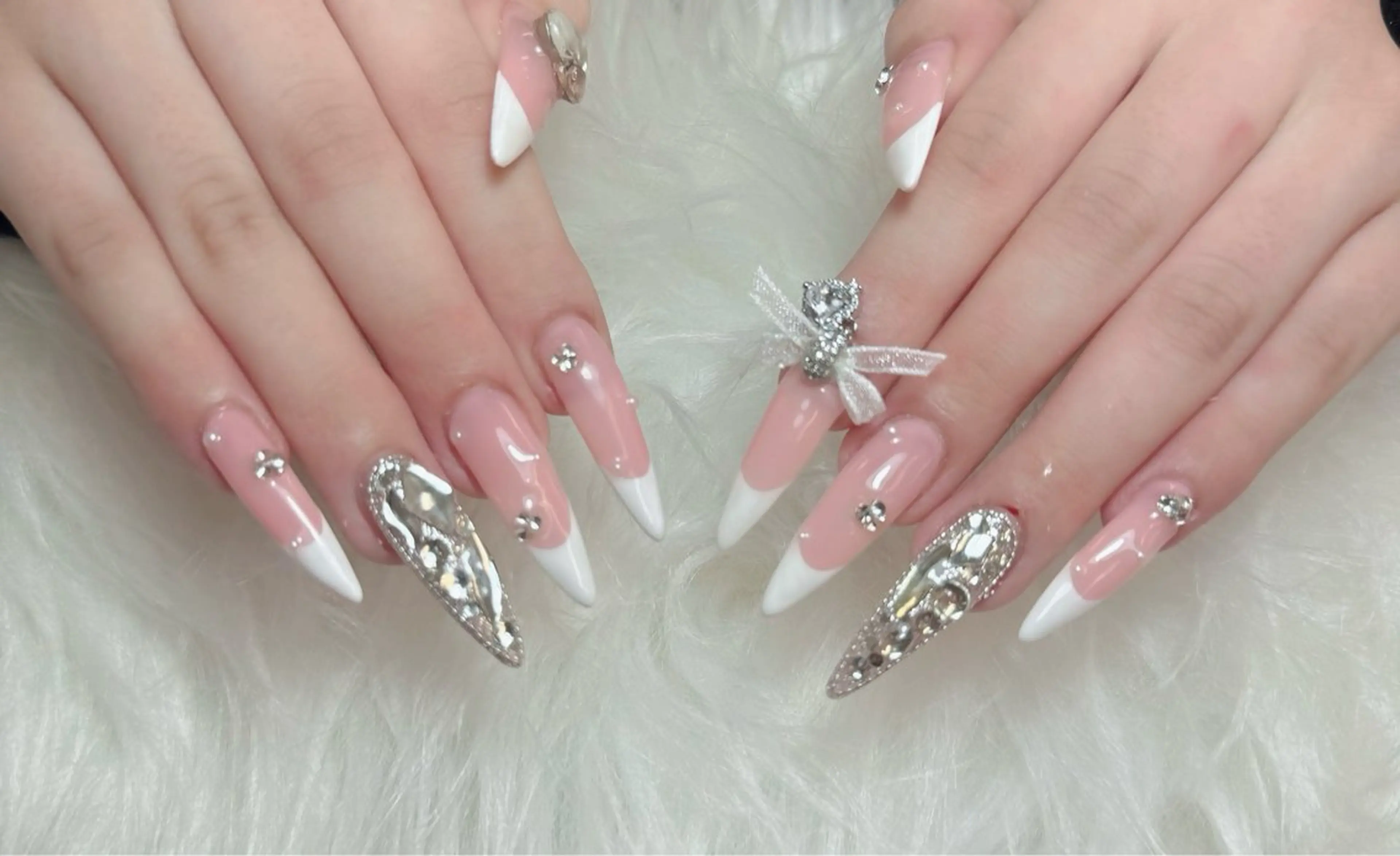 ネイル アートネイル 韓国ネイル 持ち込み ワンホンネイル ハンドネイル Lenie Nail Salonのネイルデザイン