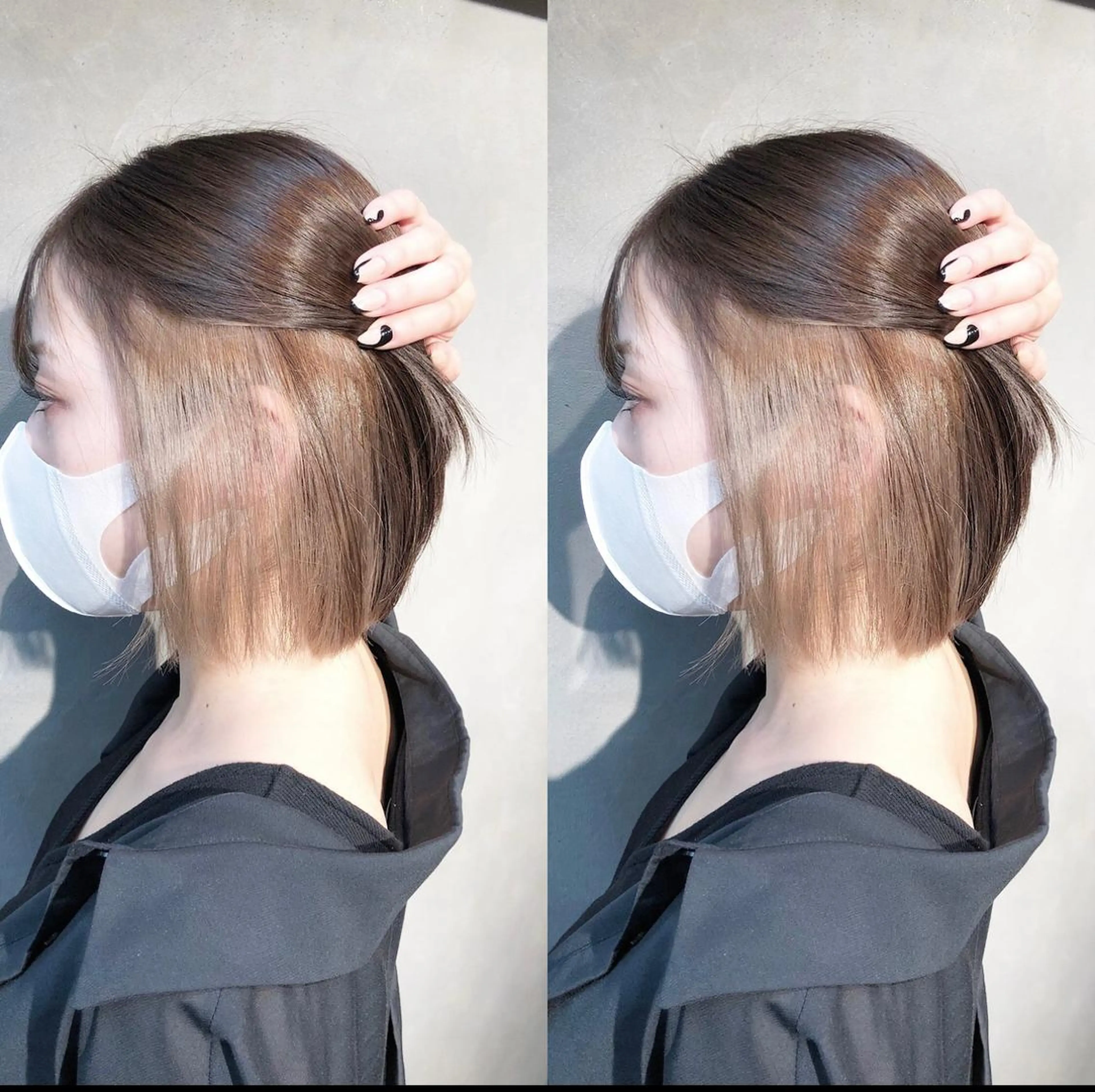 ミディアム エクステ 美魔女 美容師NAOのヘアスタイル