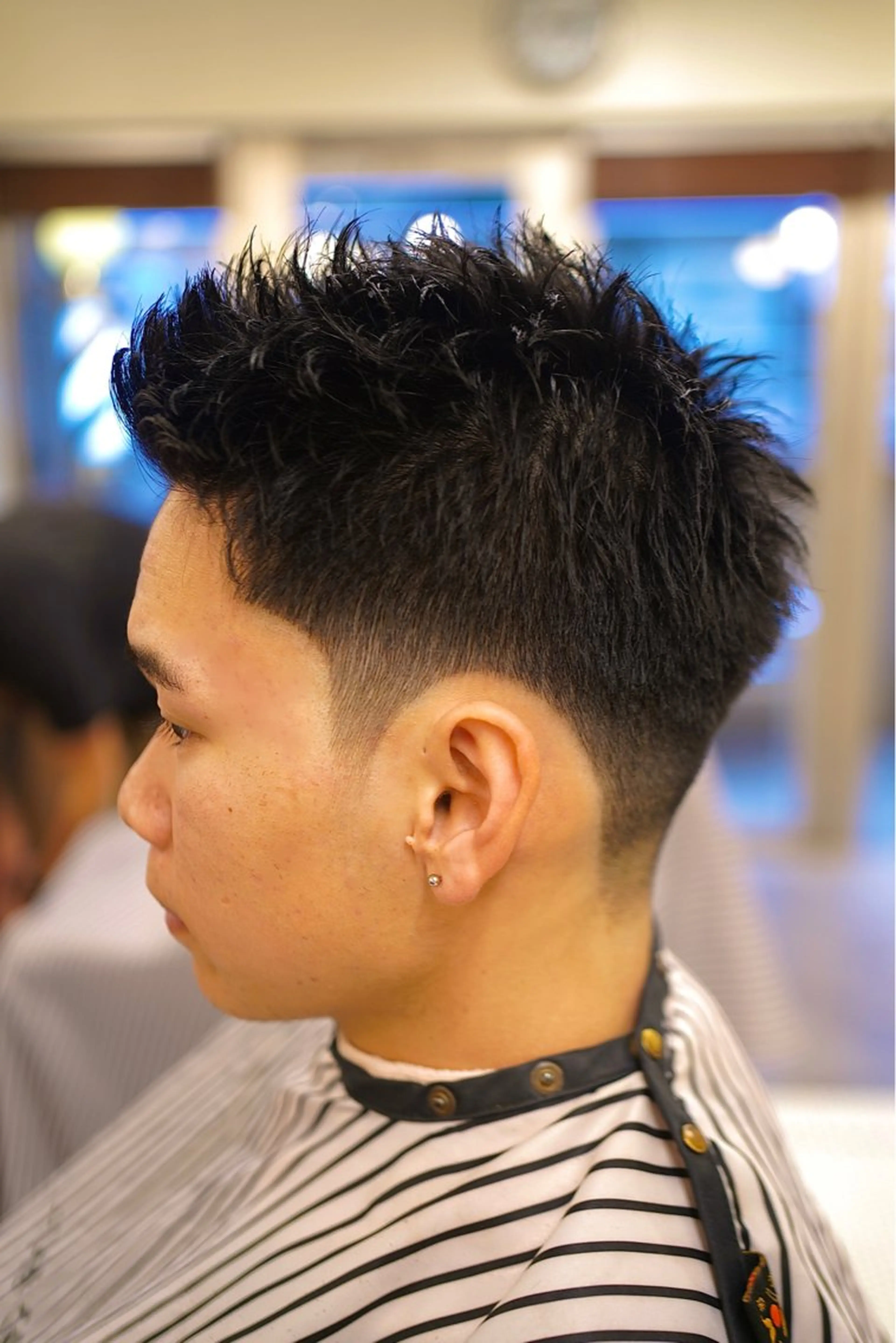ショート メンズ フェードカット スパイキーショート ショートヘア カット 吉祥寺バーバー takumiのヘアスタイル