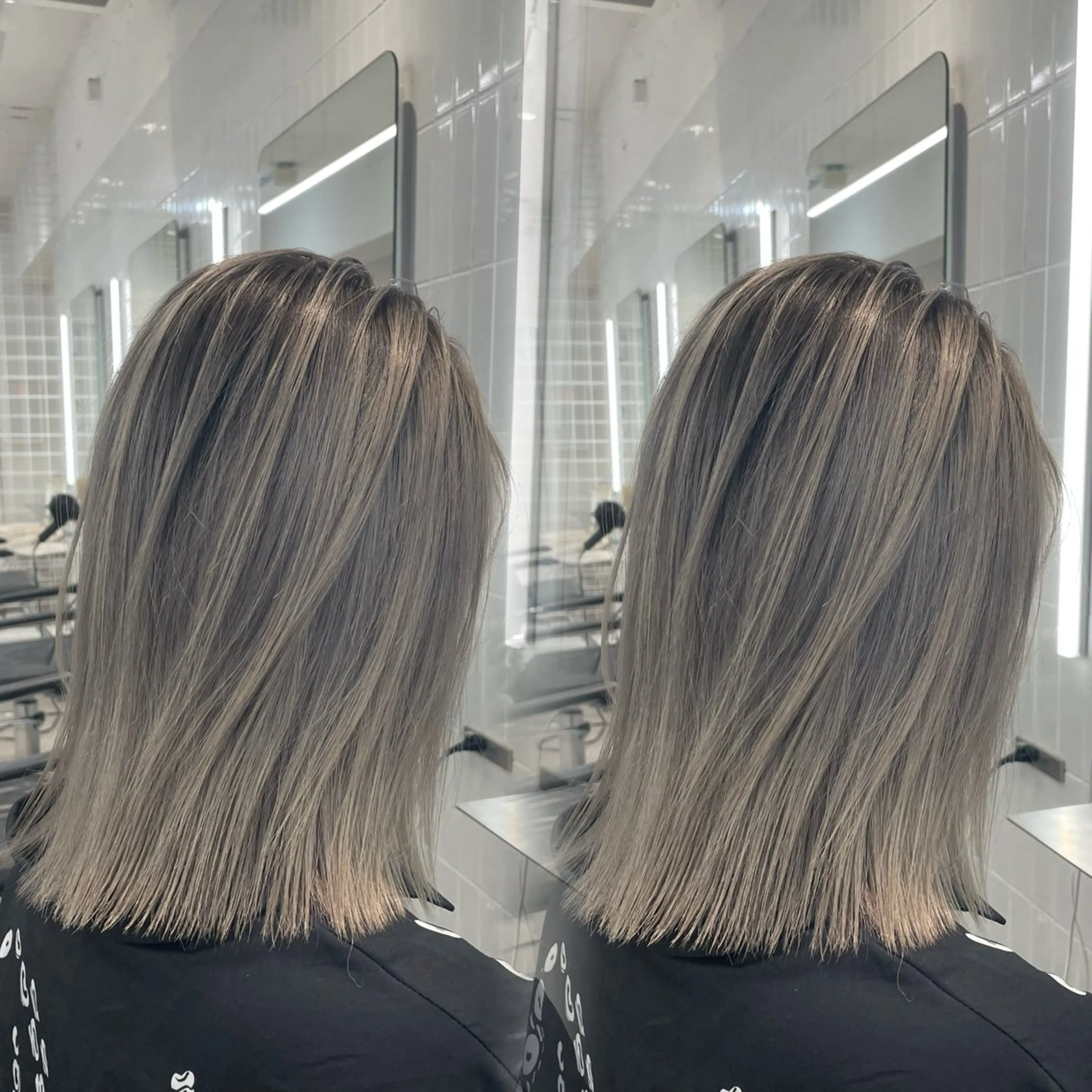 ミディアム ヘアカラー ✨レイヤーカット 海外ヘア/原宿✨のヘアスタイル