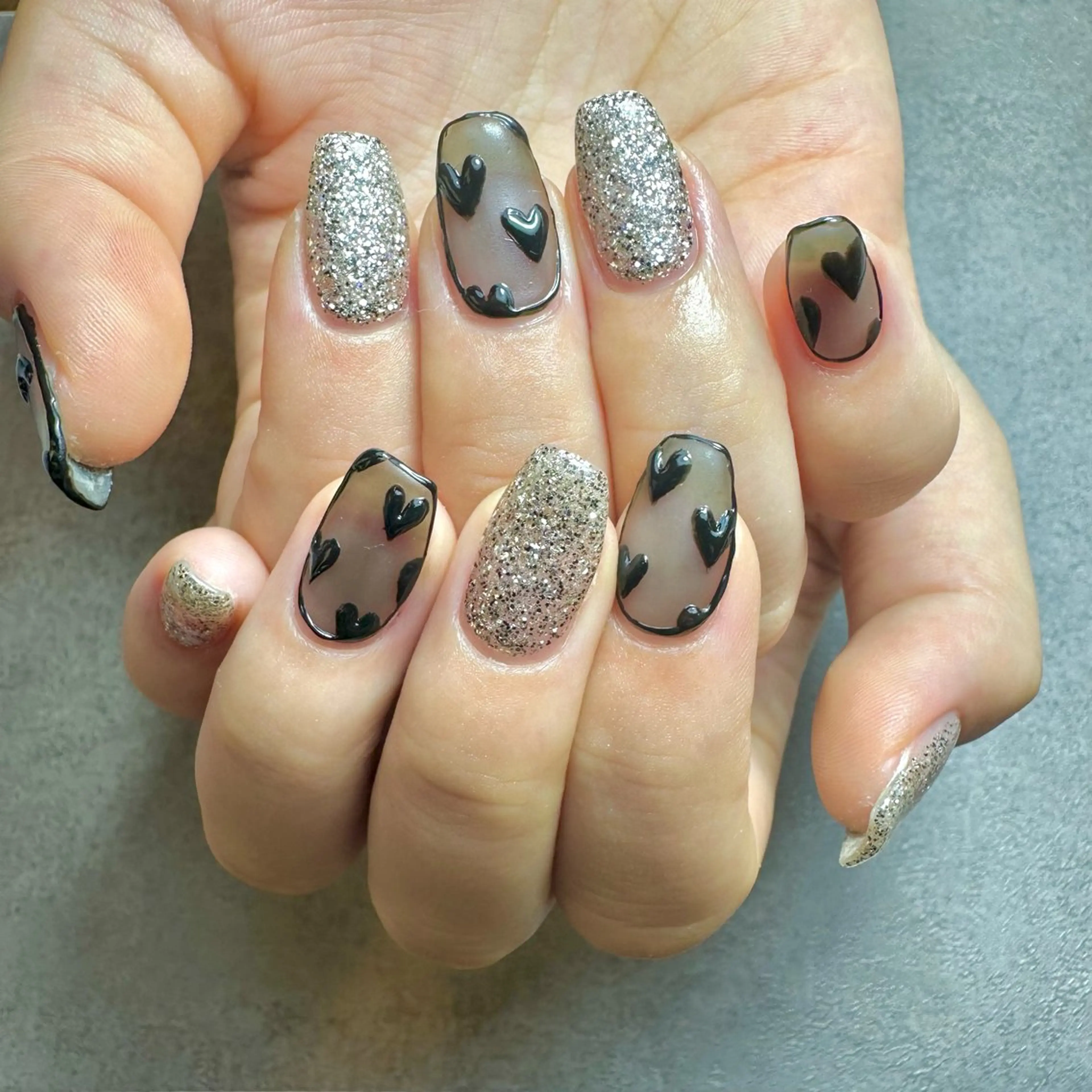 ネイル ハンドネイル フットネイル GéRanium Harukaのネイルデザイン