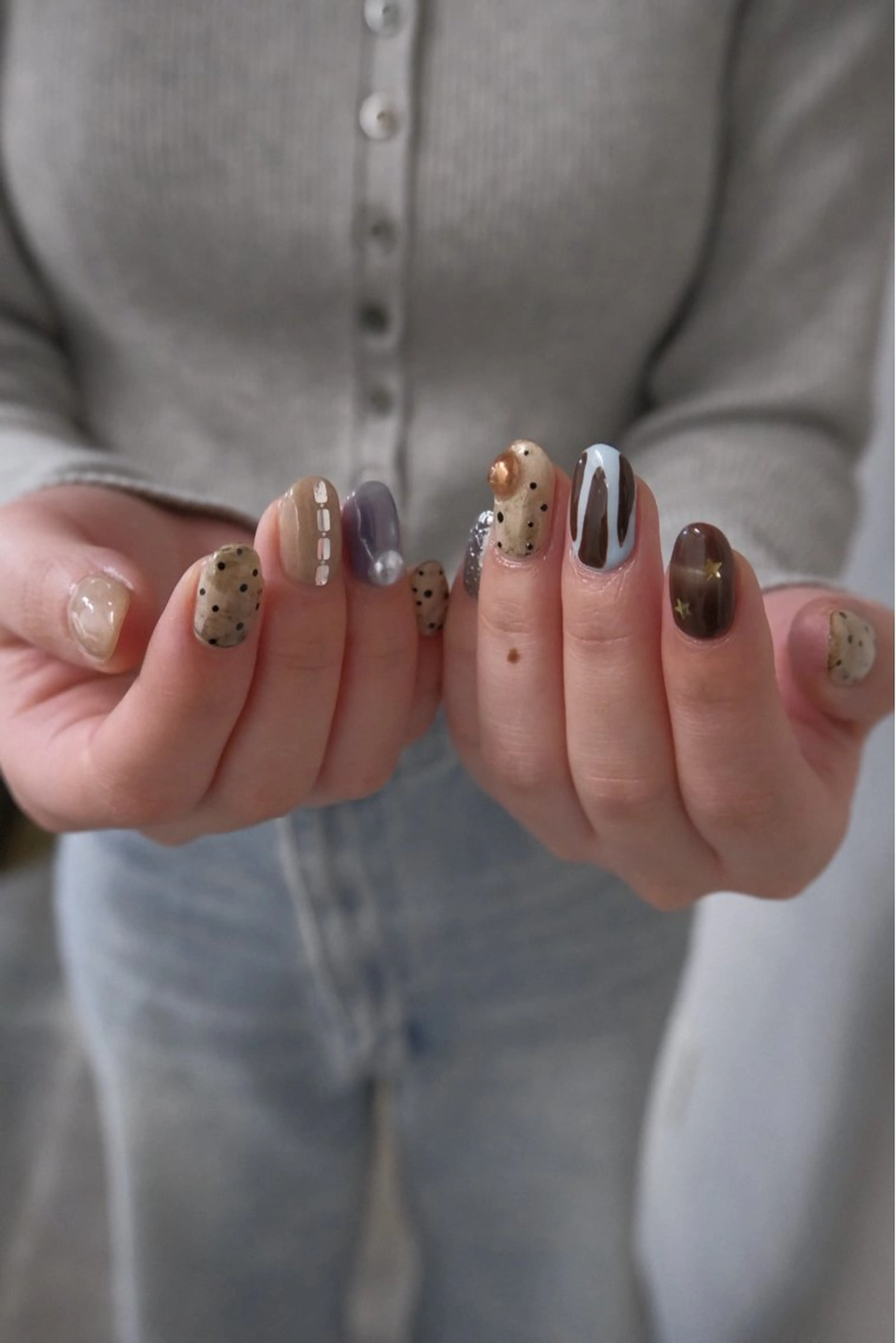 ネイル 持ち込み 木戸 有佐のネイルデザイン