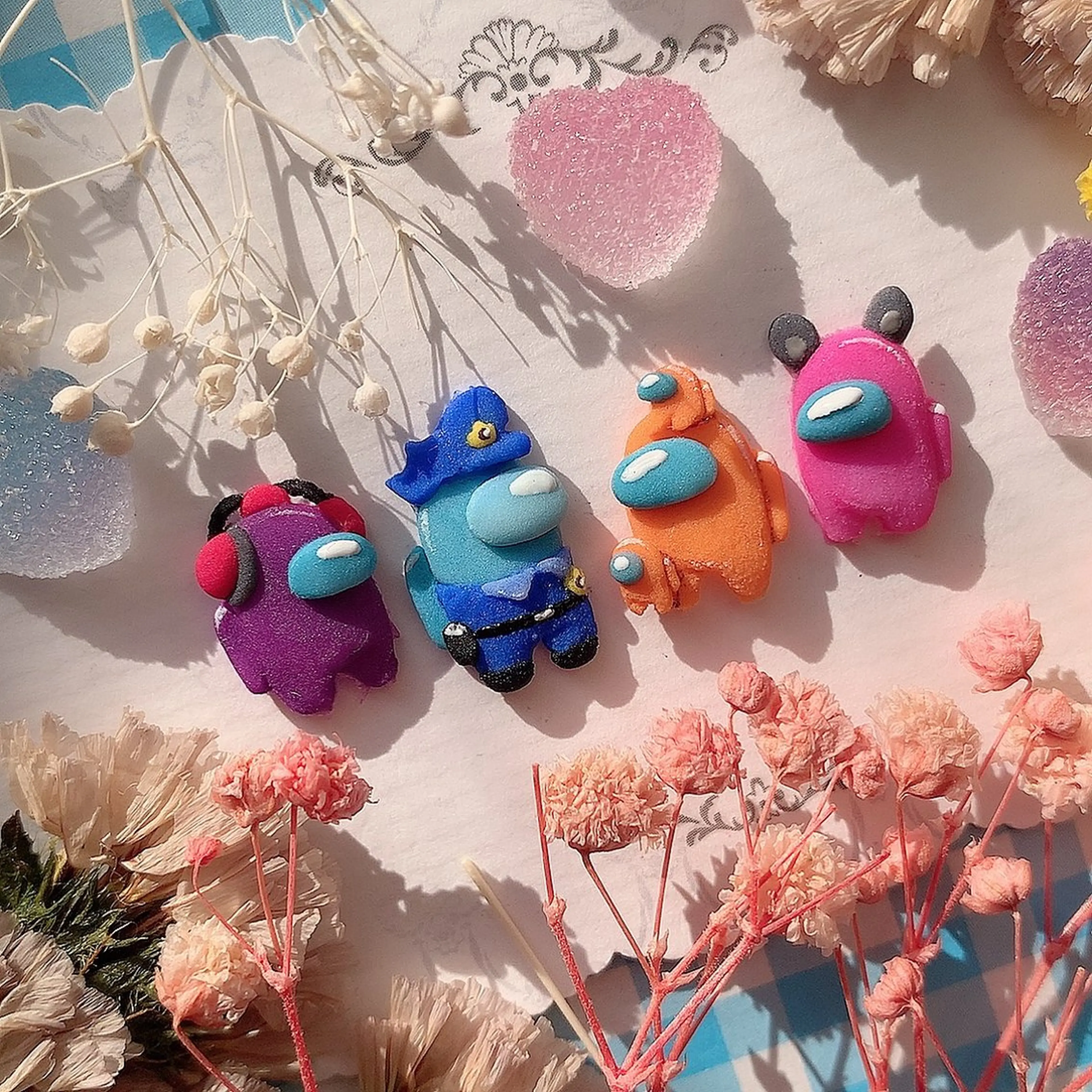 ネイル アートネイル ぷっくりネイル シェアサロンLei.g(レイジー)所属・3Dアートネイル💗 都築レナのネイルデザイン