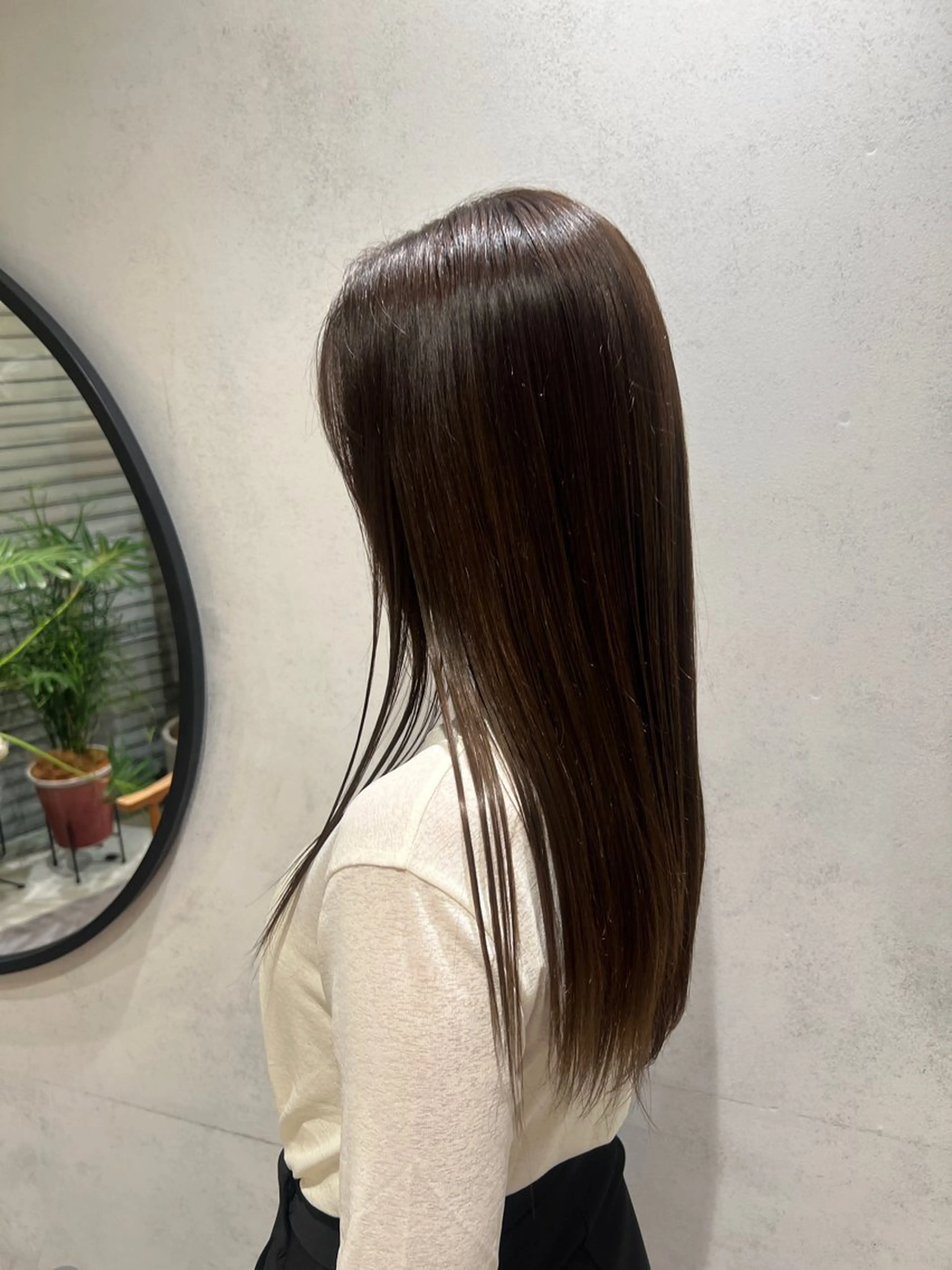 ロング カラー 和泉市フルール 古賀　薫のヘアスタイル