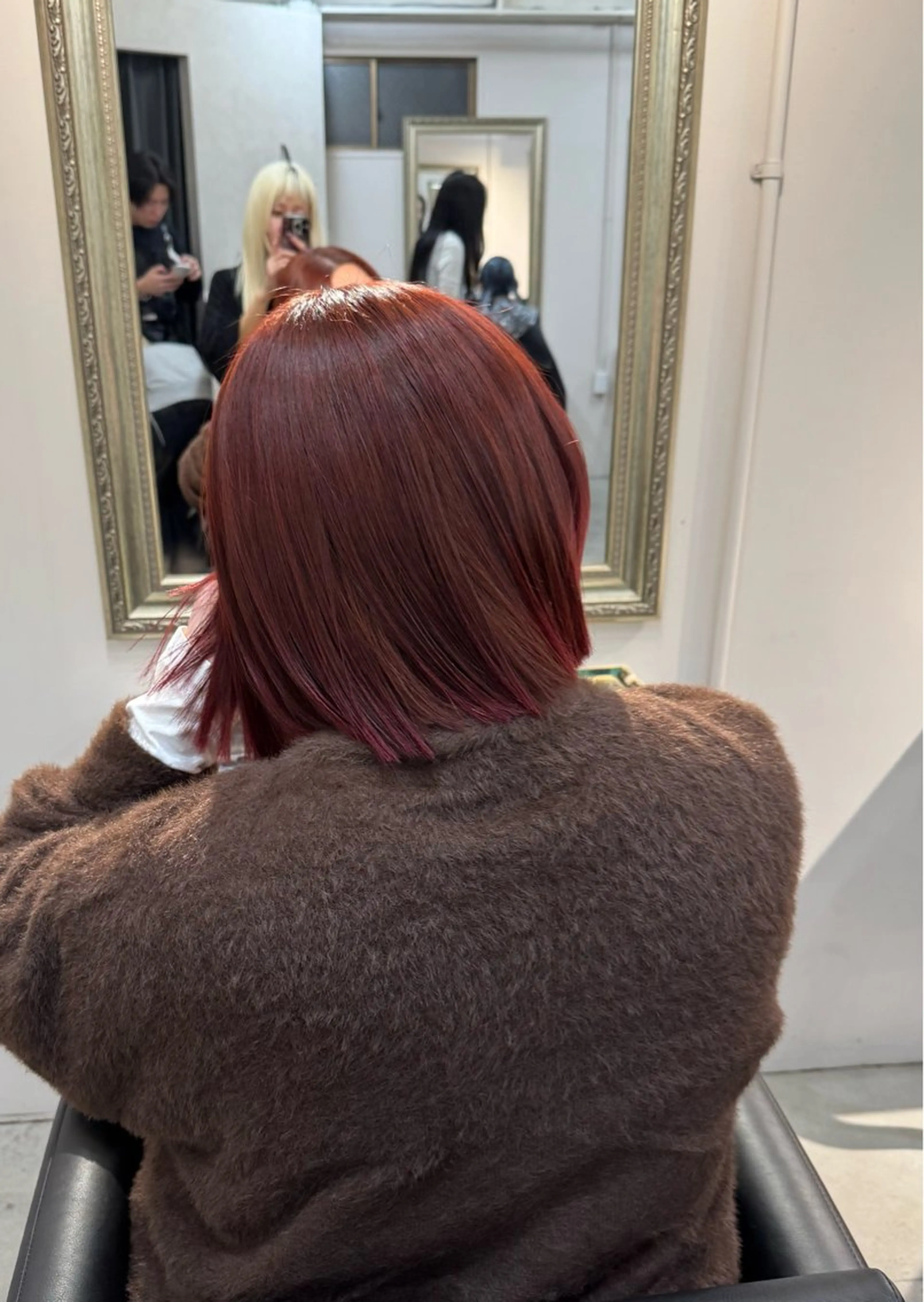 [No.3🍒]カット✂️+髪質改善カラー🍒+トリートメント🍒の写真