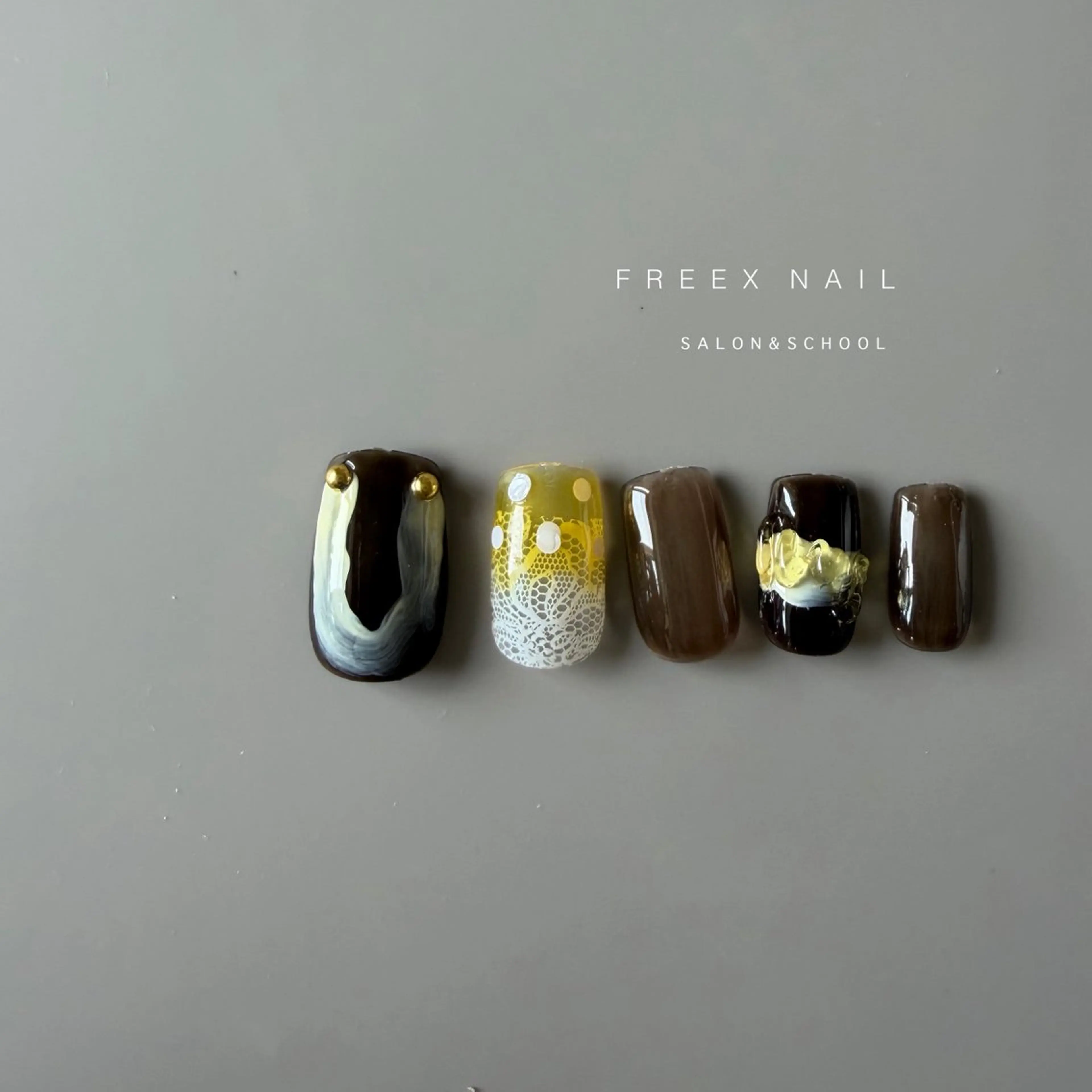 ネイル レース ハンドネイル ハンドケア freex nail /ニュアンス/個性派のネイルデザイン