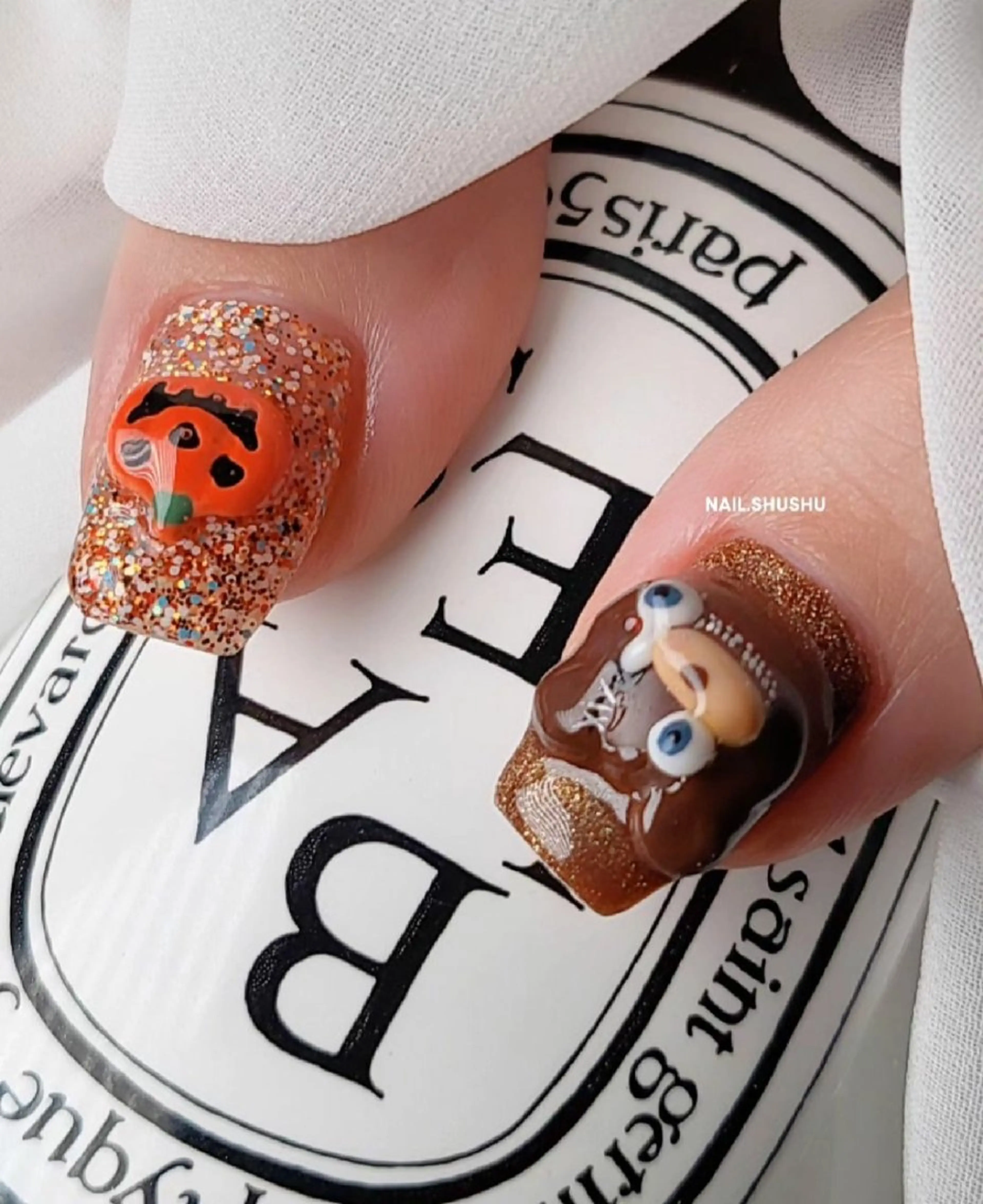 ネイル 持ち込み ニュアンスネイル ワンカラーネイル シンプルネイル 3dパーツ/流行り 👧shushu❤️のネイルデザイン