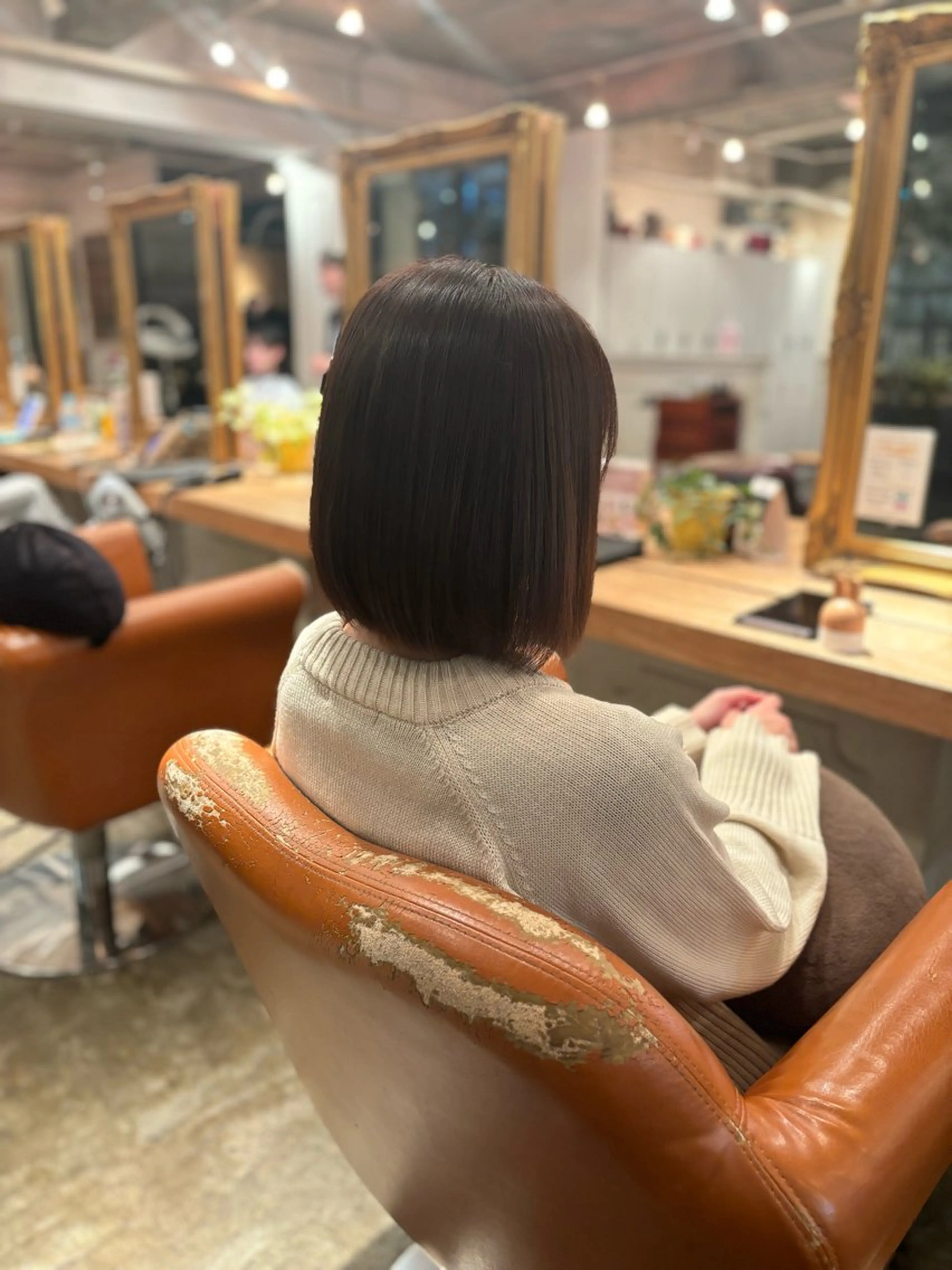 カラー ベージュカラー オリーブベージュ 髪質改善カラー ブラウン🤎YUMEのヘアスタイル