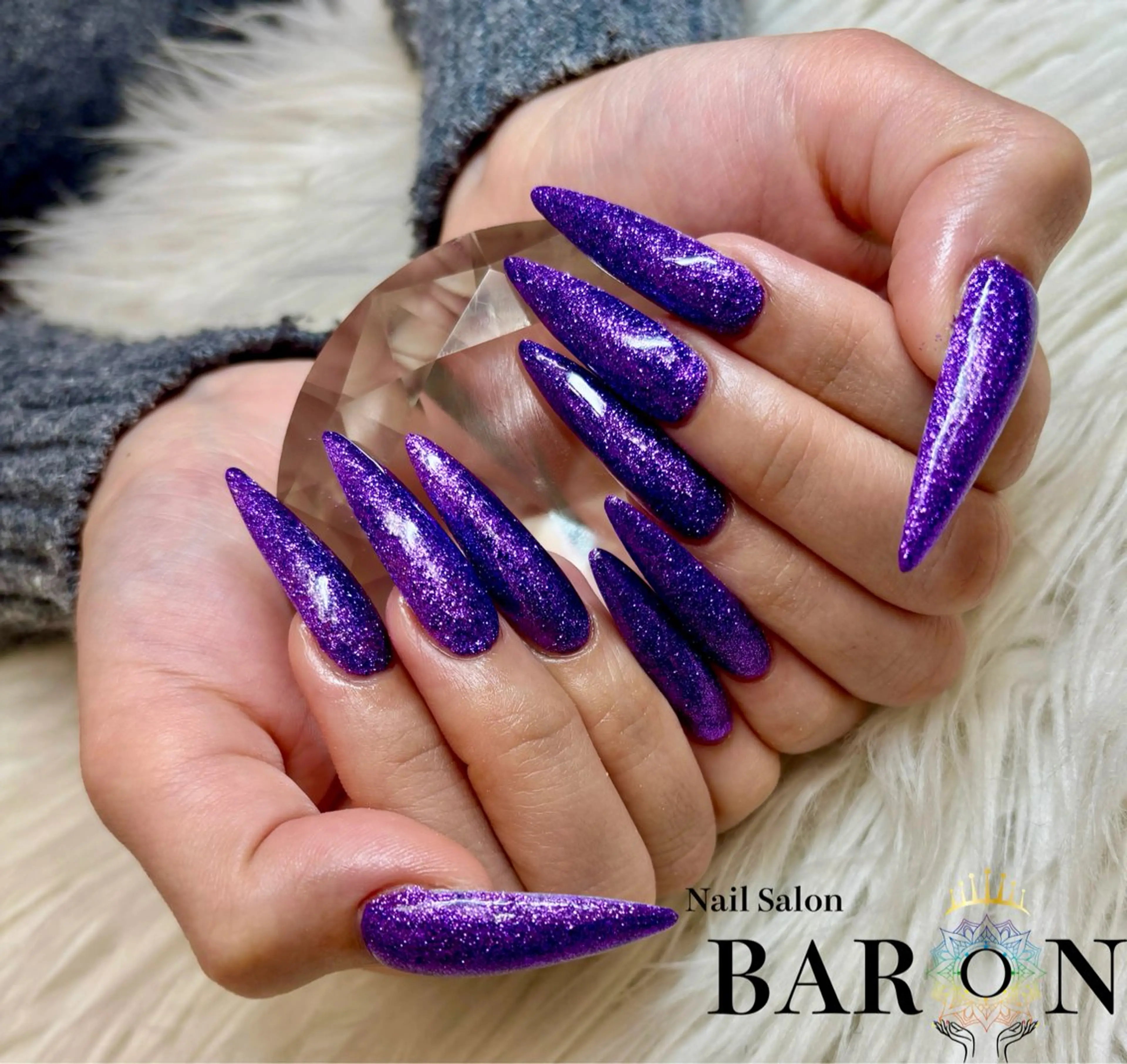 《最先端スカルプ》💅モデル募集💜ワンカラー/ラメグラ(パーツ別途料金)オフなしの方の写真