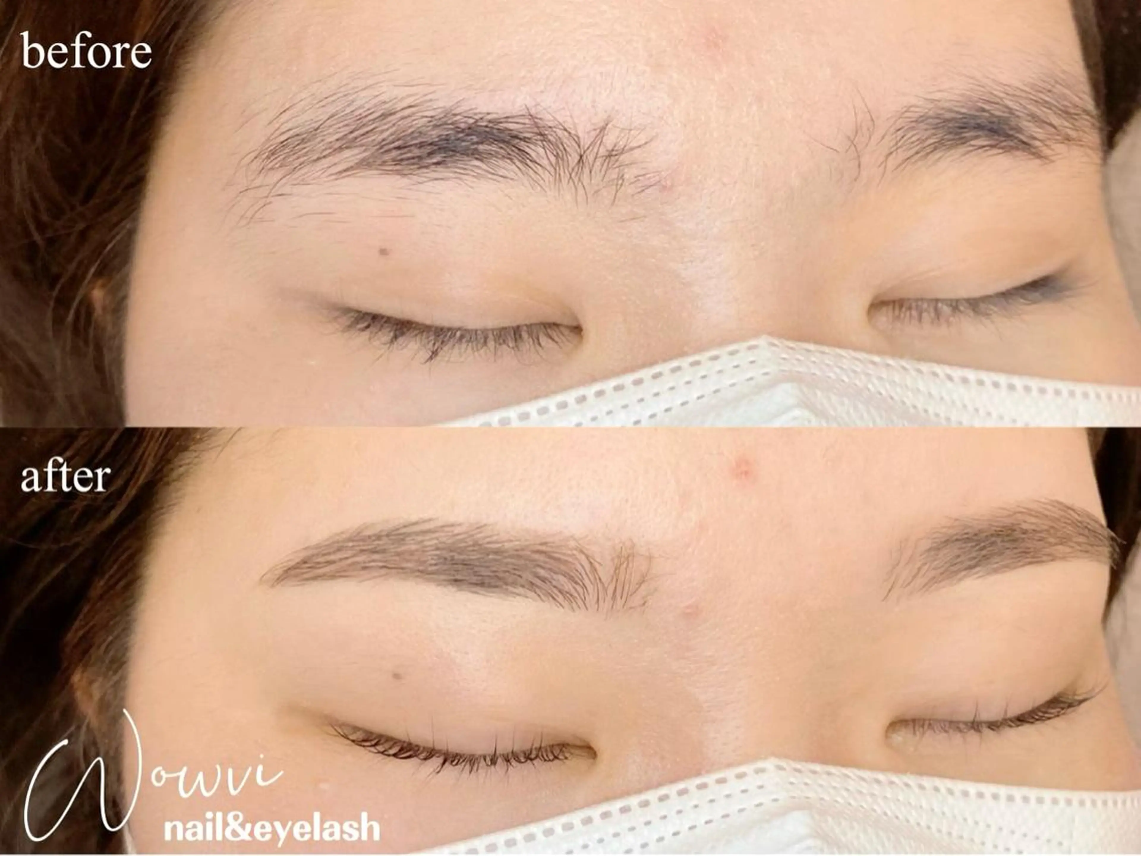 【アイブロウスタイリング】眉毛wax ​〜​眉毛のお手入れを3週間以上していない方限定90分の写真