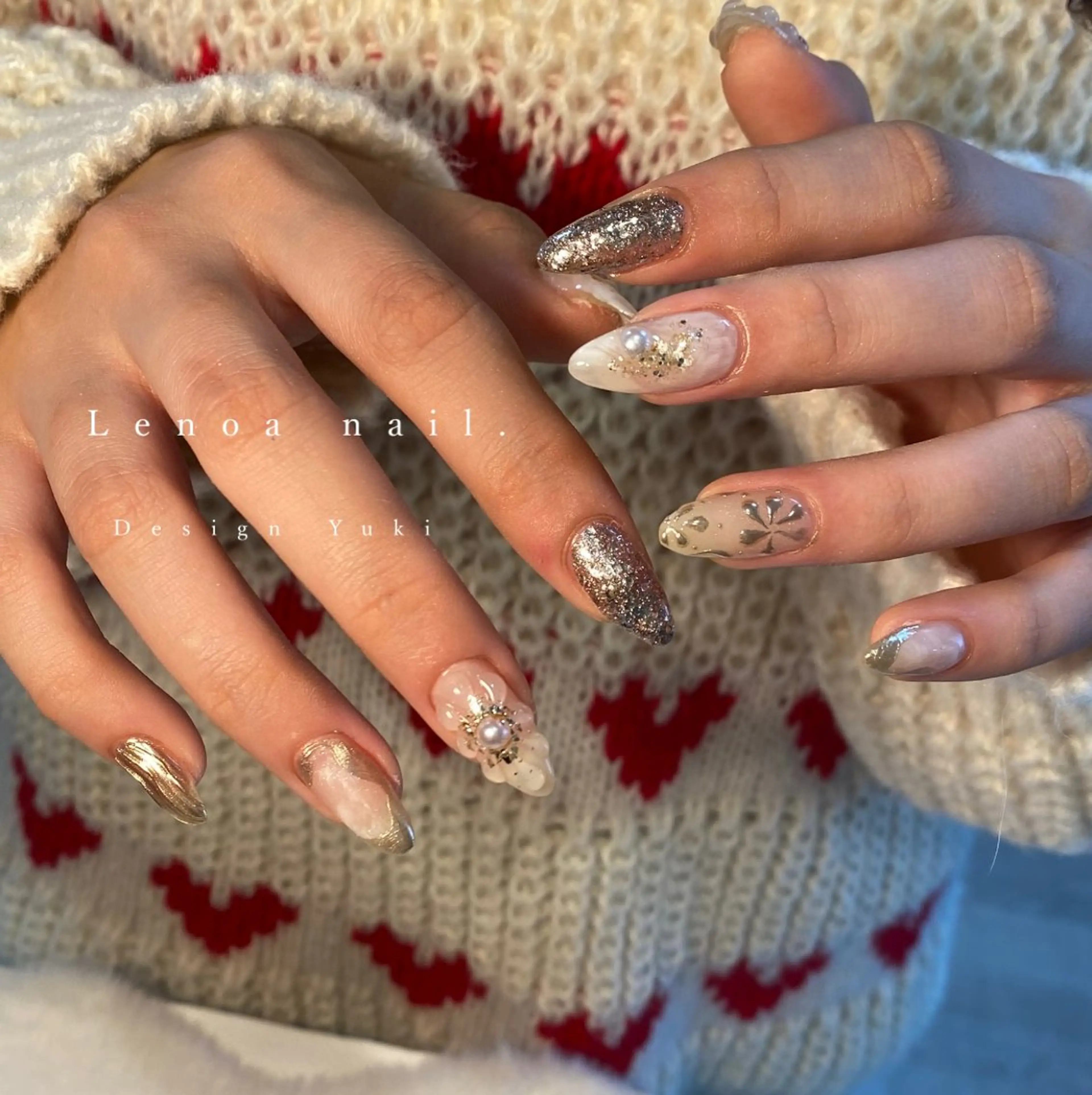 ネイル ハンドネイル Lenoa Yukiのネイルデザイン