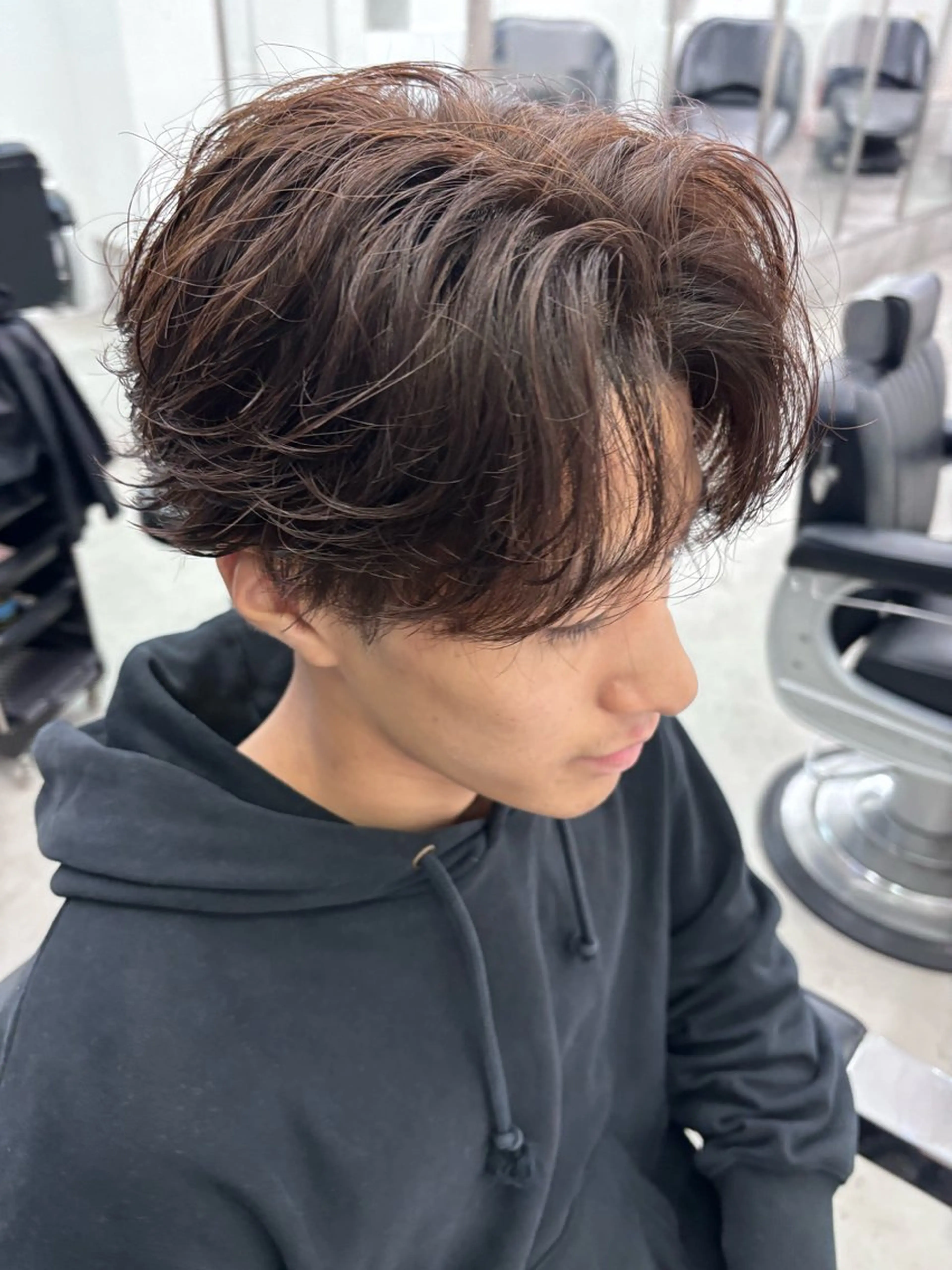パーマ メンズ カット パーマ トリートメント メンズ専門 パーマ特化美容師🌀のヘアスタイル