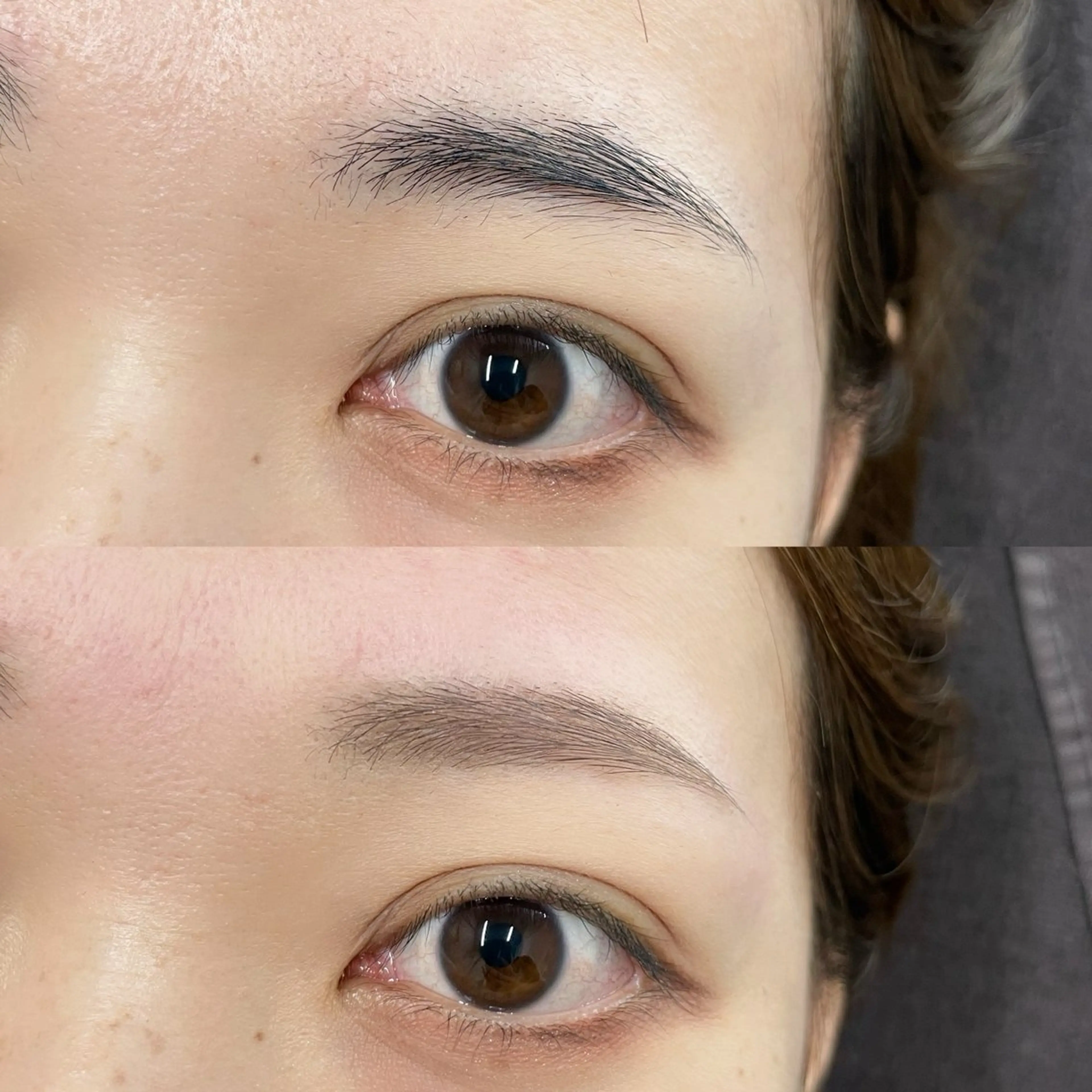平日限定♡【アイブロウカラー✖️アイブロウスタイリング】間引き+眉カット+仕上げメイク付きの写真