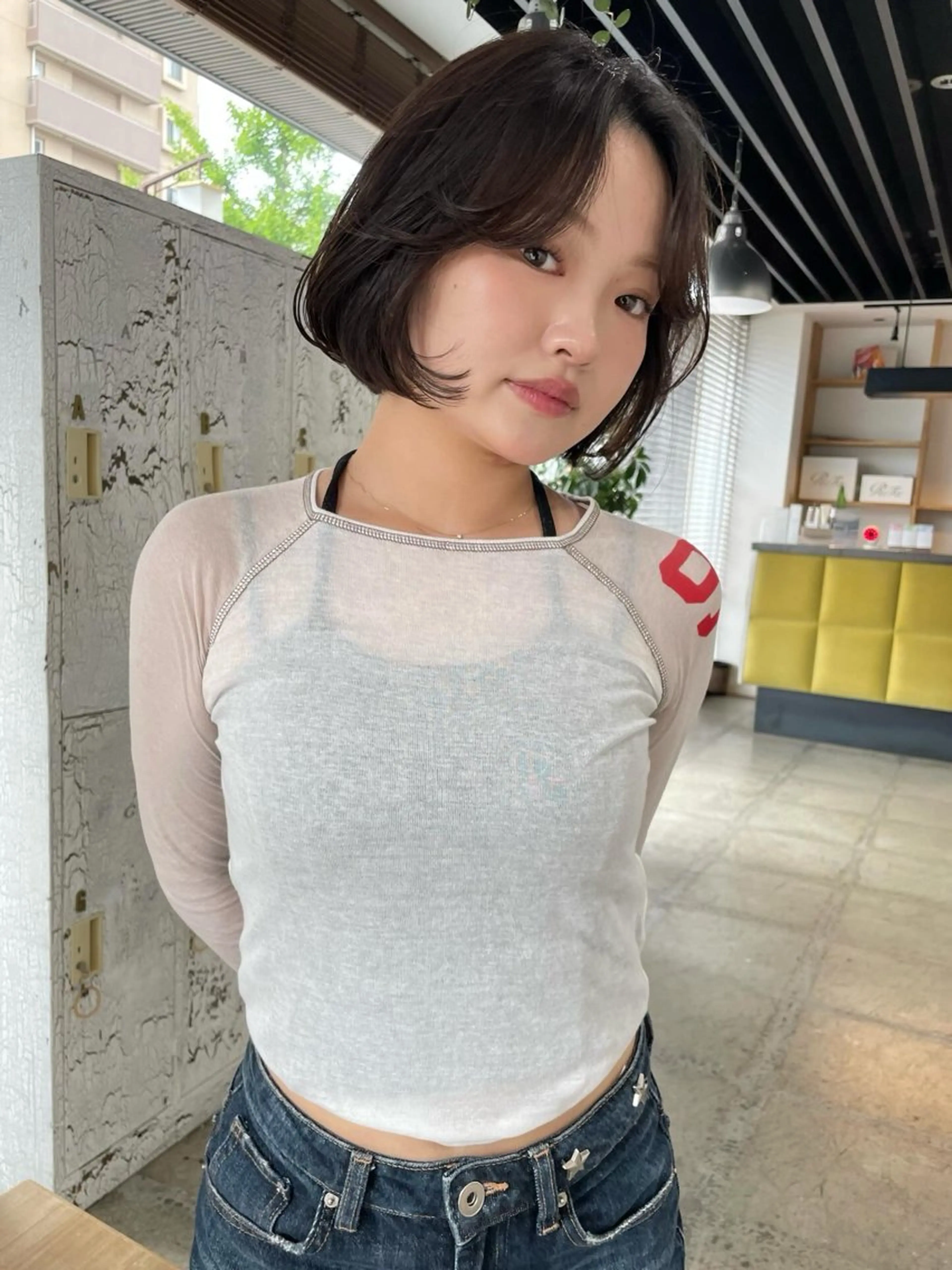 ショート カット 熊崎 葵のヘアスタイル