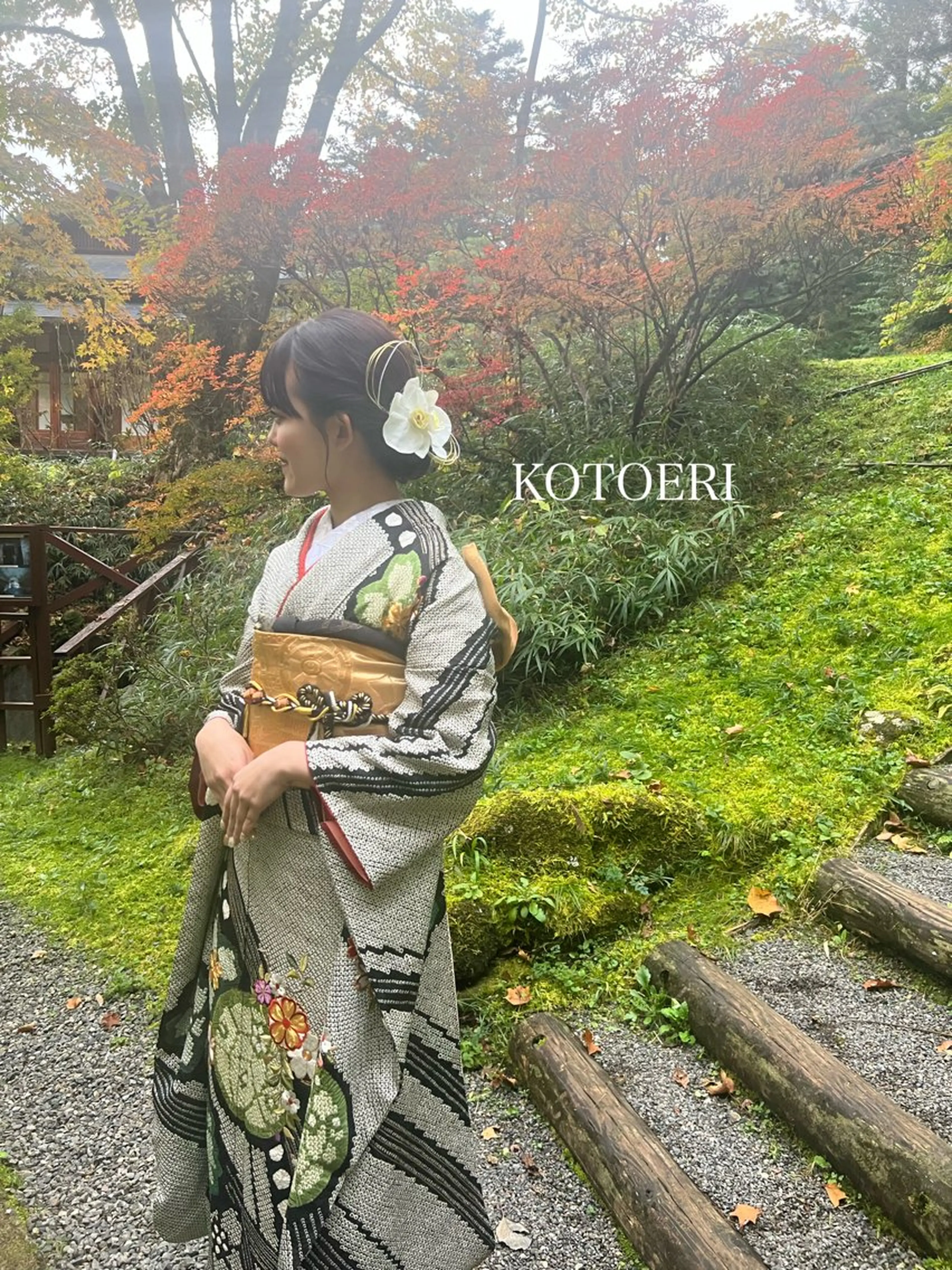 ヘアセット＋振袖着付けの写真