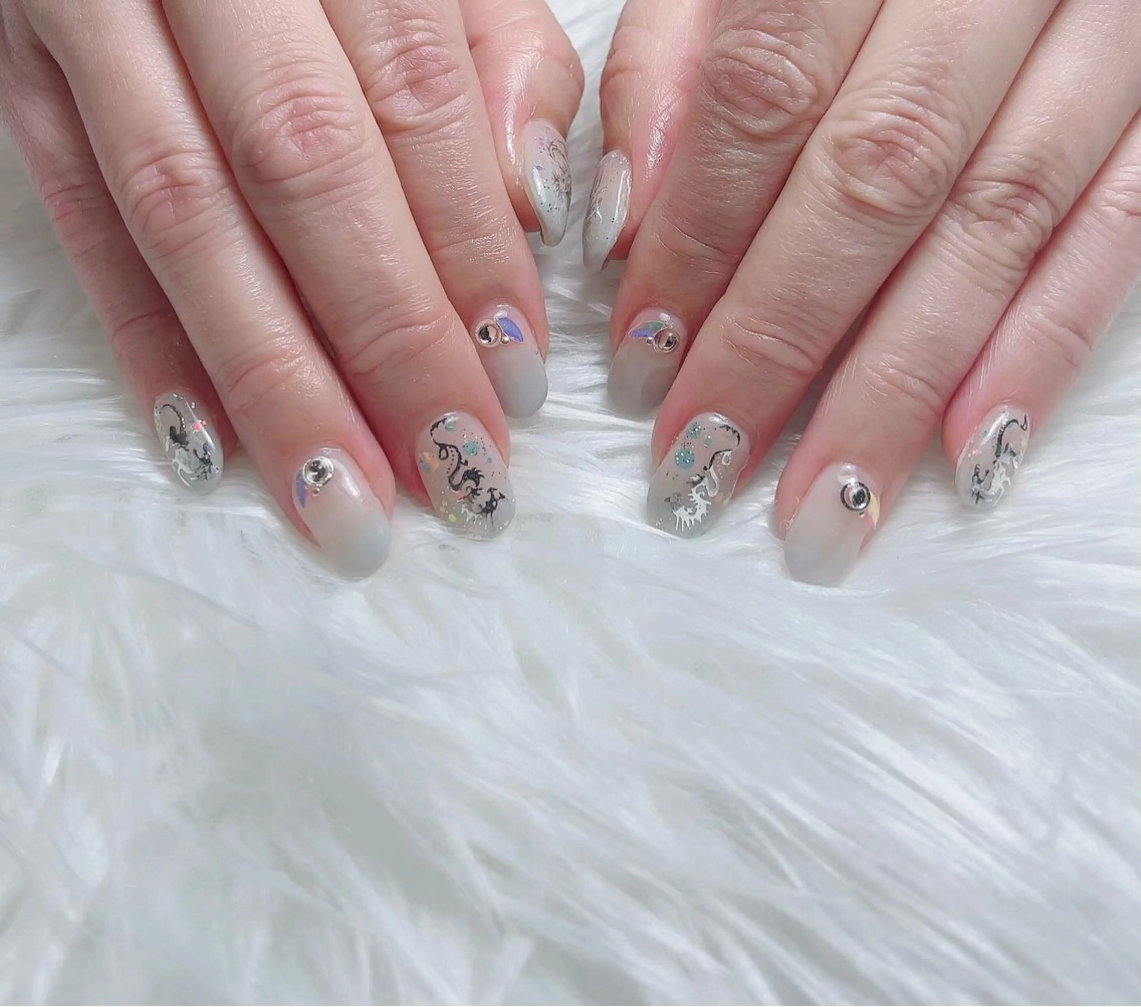 ネイル 持ち込み ハンドネイル hairsalon 556のマツエク・マツパデザイン