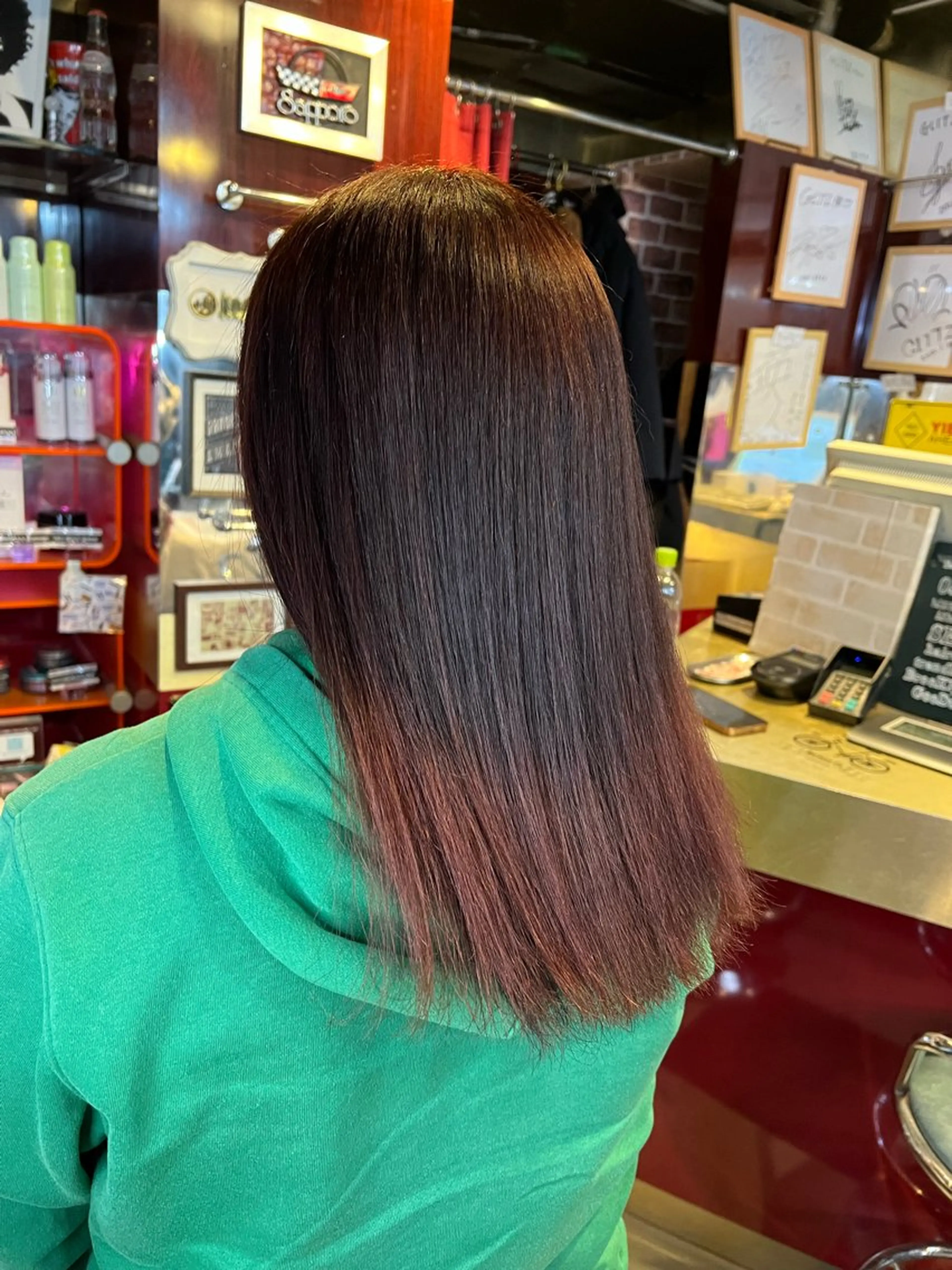 ミディアム ヘアカラー 横浜ロングミディアム レイヤー/ 平林侑馬のヘアスタイル