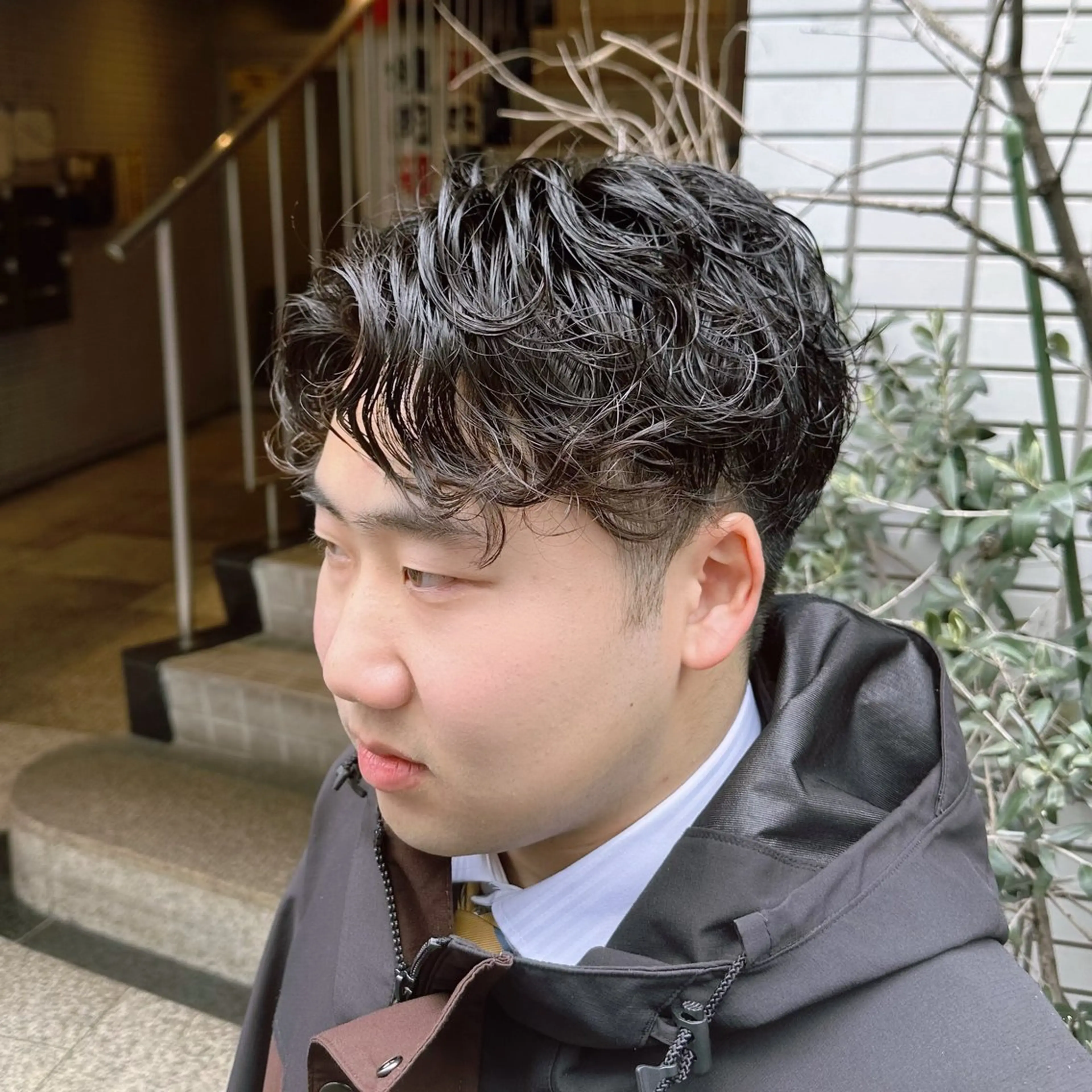 パーマ メンズ 横浜/カット/ パーマ/shuのヘアスタイル