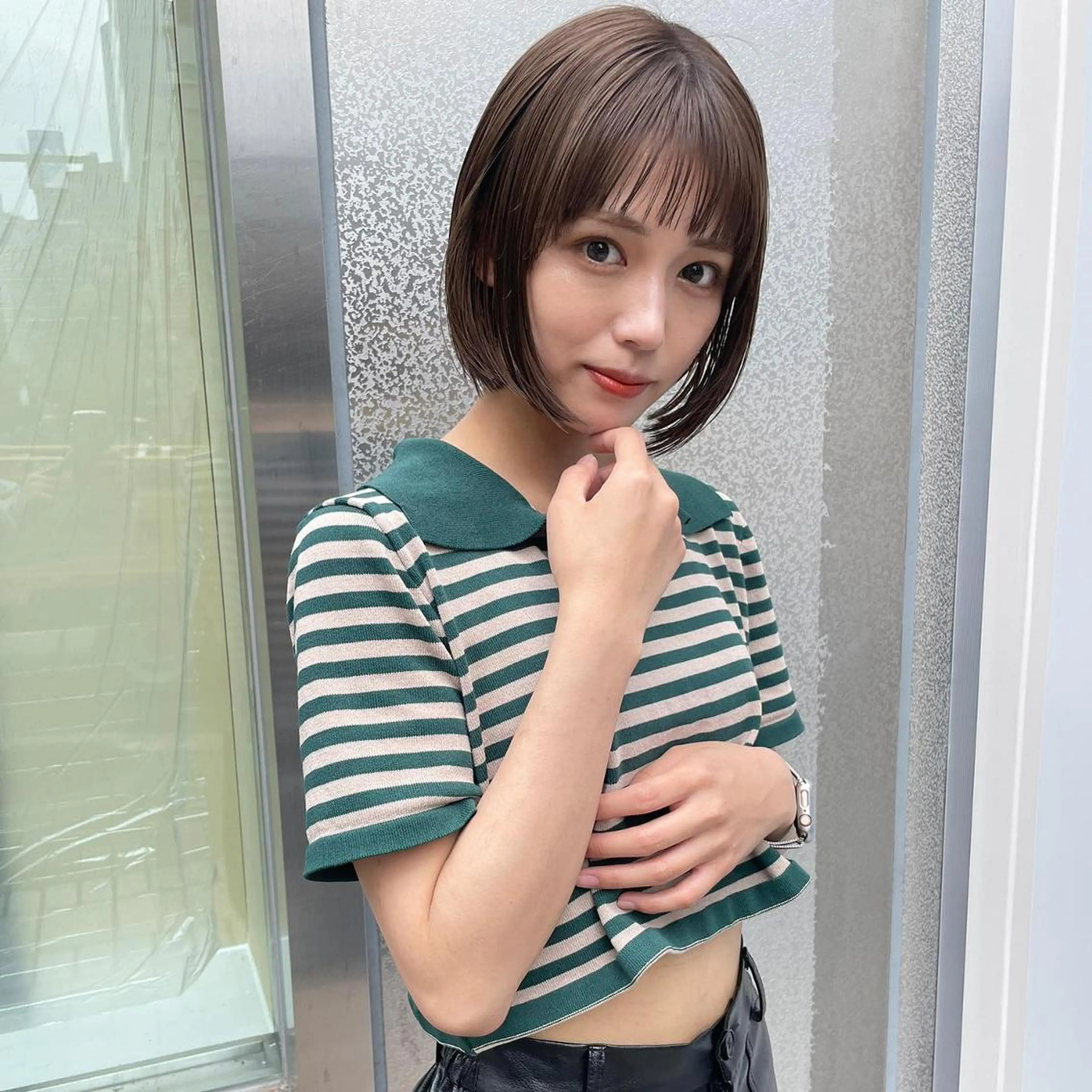 ショート ショートヘア 河原 亮のヘアスタイル