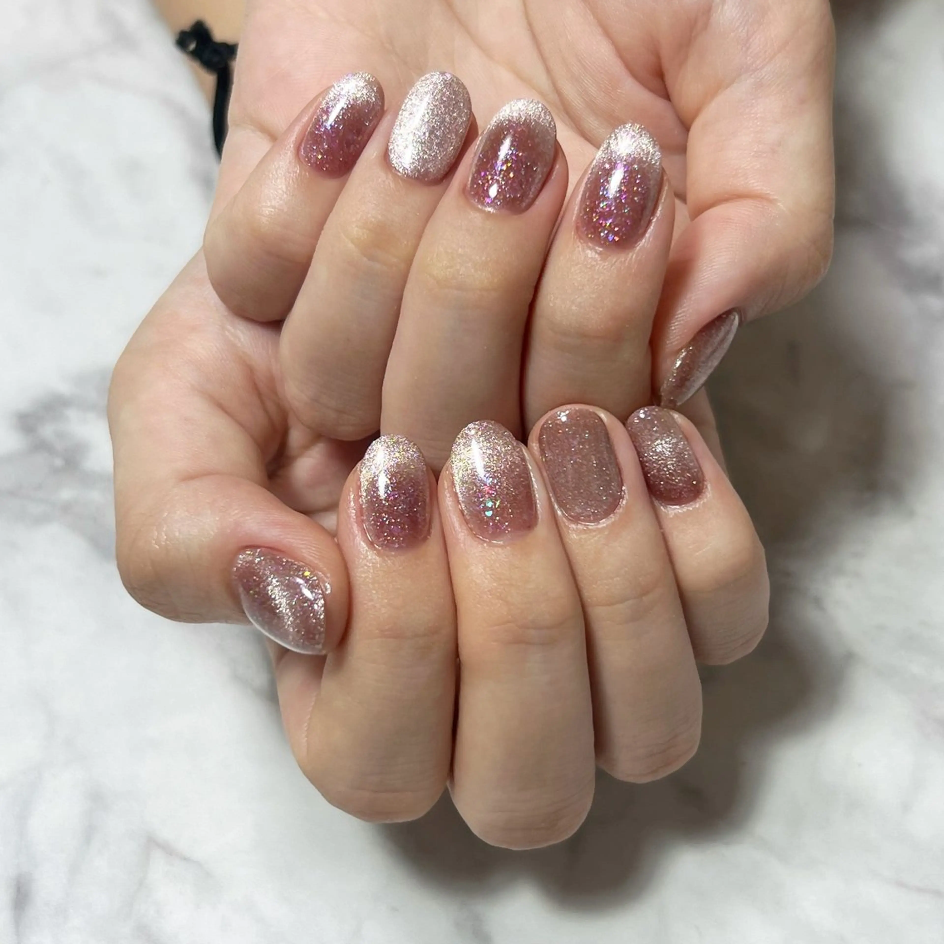 ネイル ラメ(グリッター) マグネットネイル ハンドネイル nail salon Bayのネイルデザイン