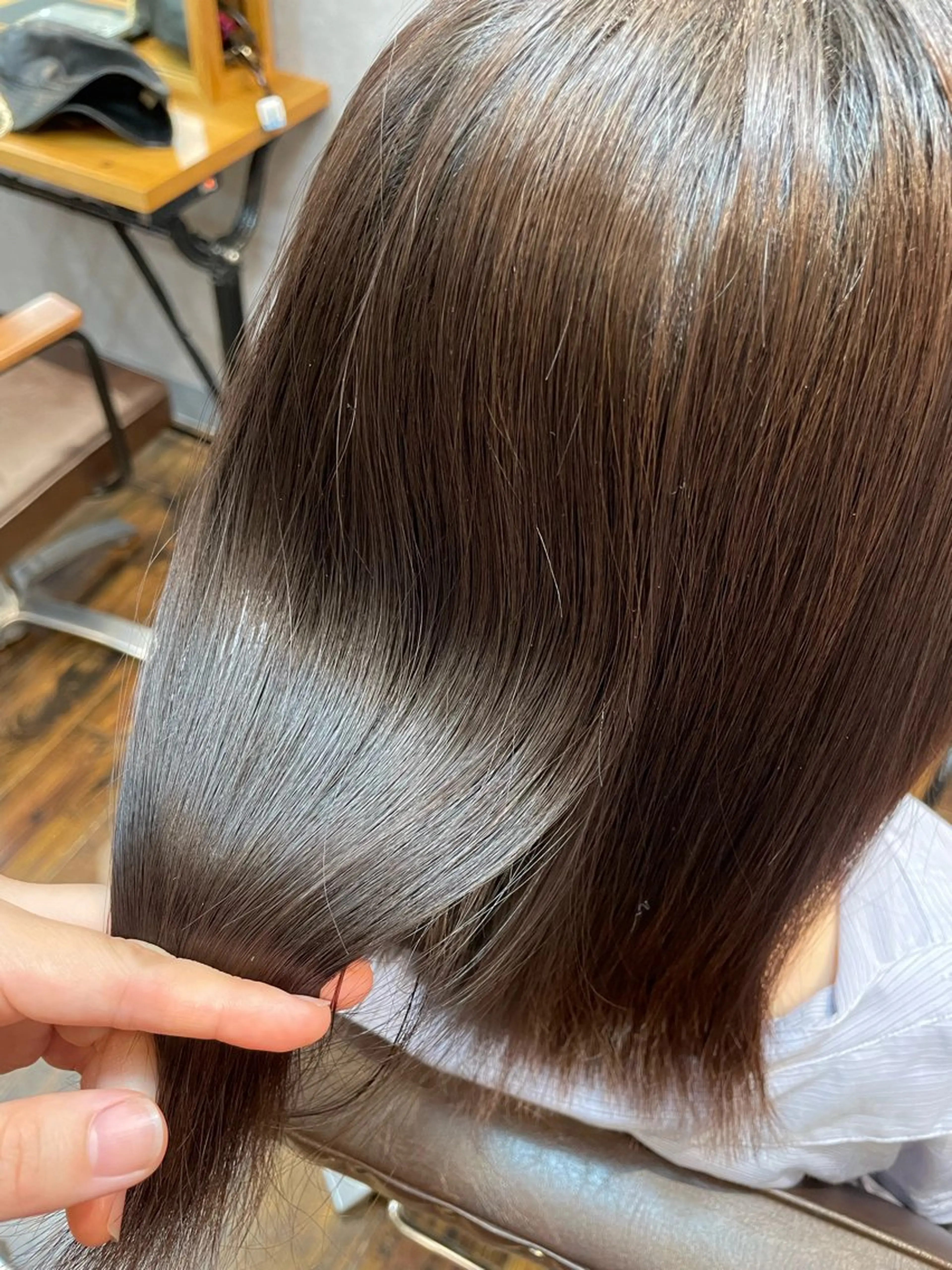 ミディアム カラー ツヤ美髪💐 髪質改善/高山愛来のヘアスタイル