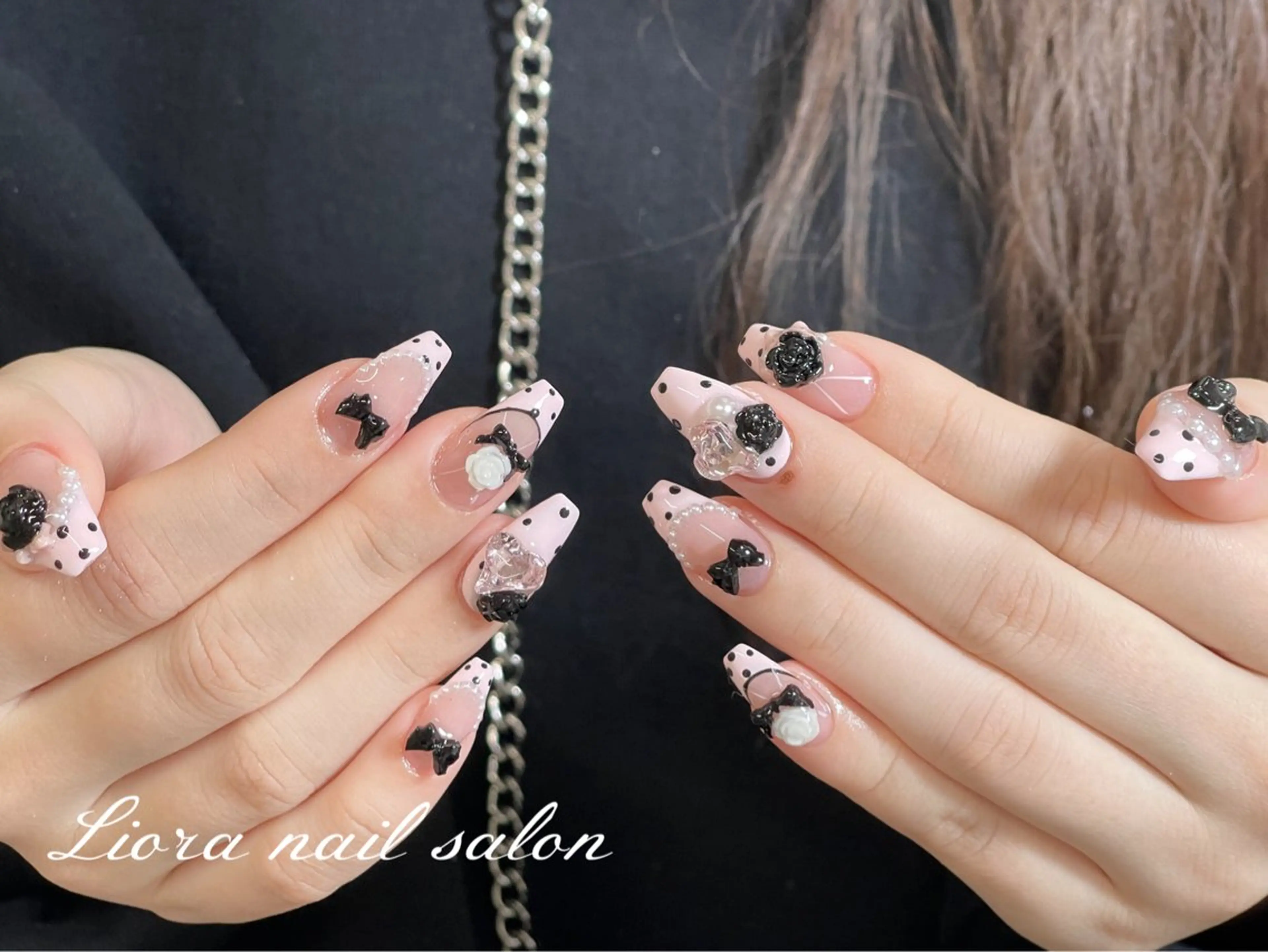 ネイル チークネイル フットネイル フレンチネイル ジェルネイル ガーリー ハンドネイル Liora nail スカルプ専門店のネイルデザイン