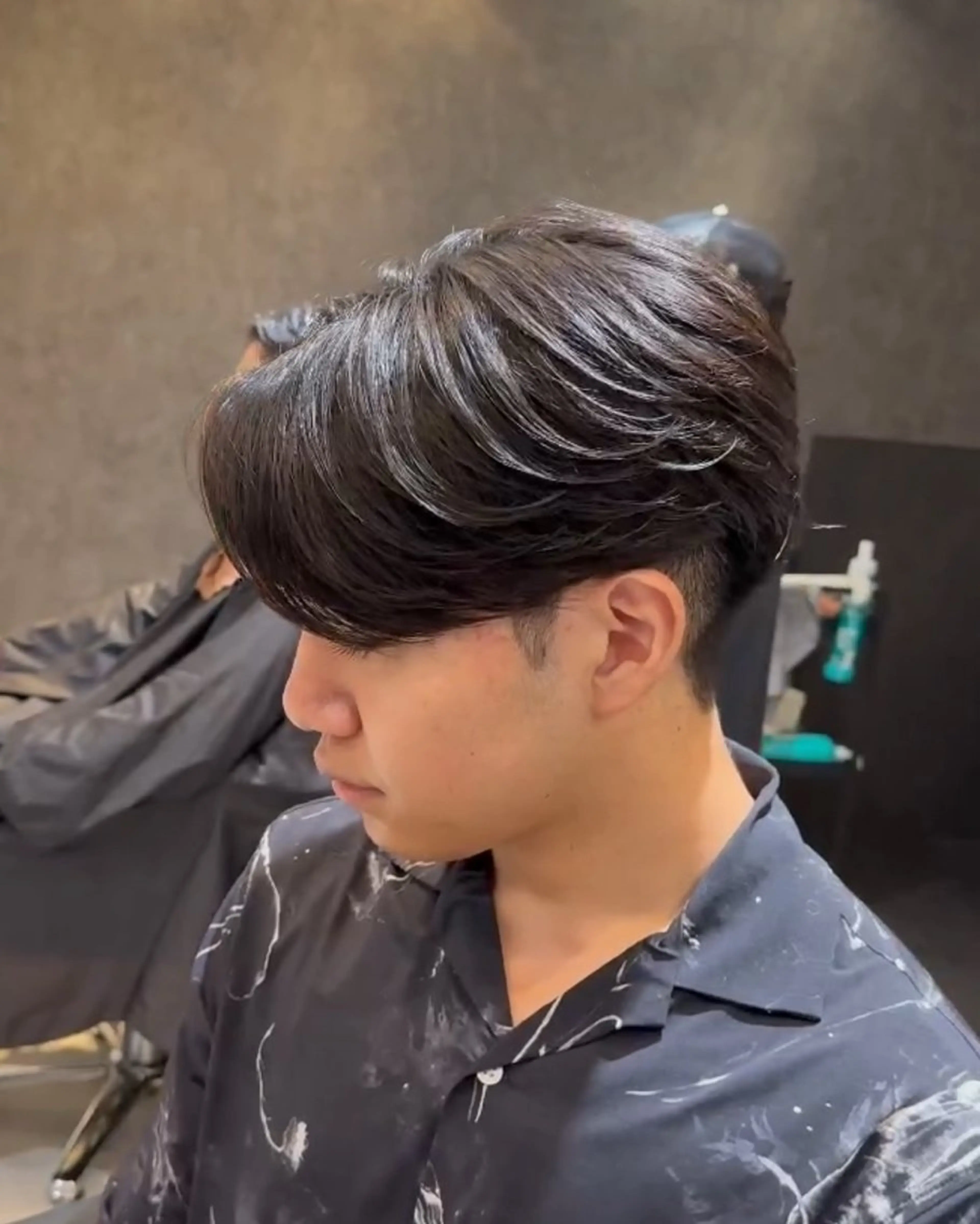 パーマ メンズ 縮毛矯正 カット 縮毛矯正 シャドウパーマ 高森蓮のヘアスタイル