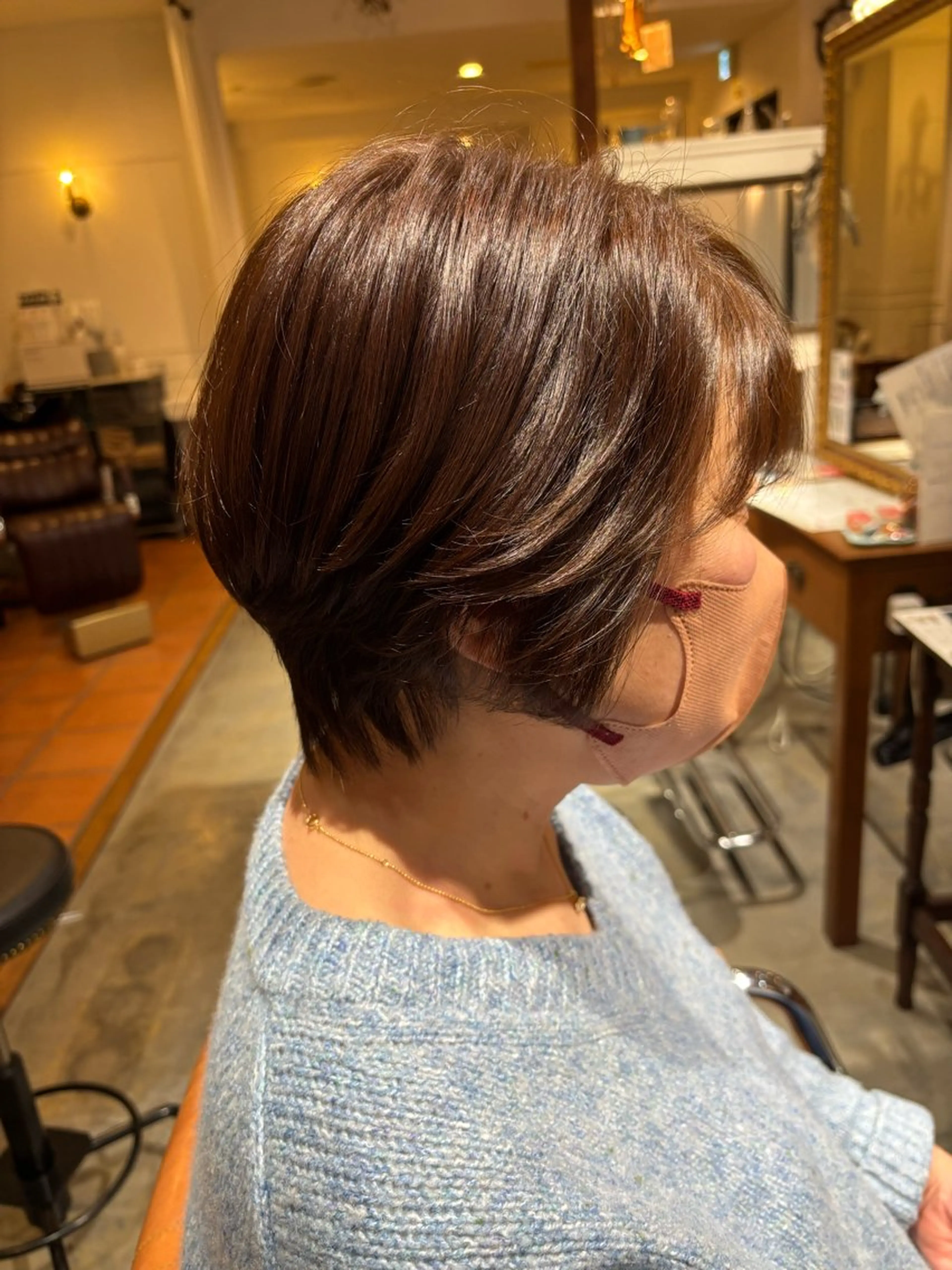 ショート くびれヘア ショートヘア トリコヘアサロン 新井千智のヘアスタイル