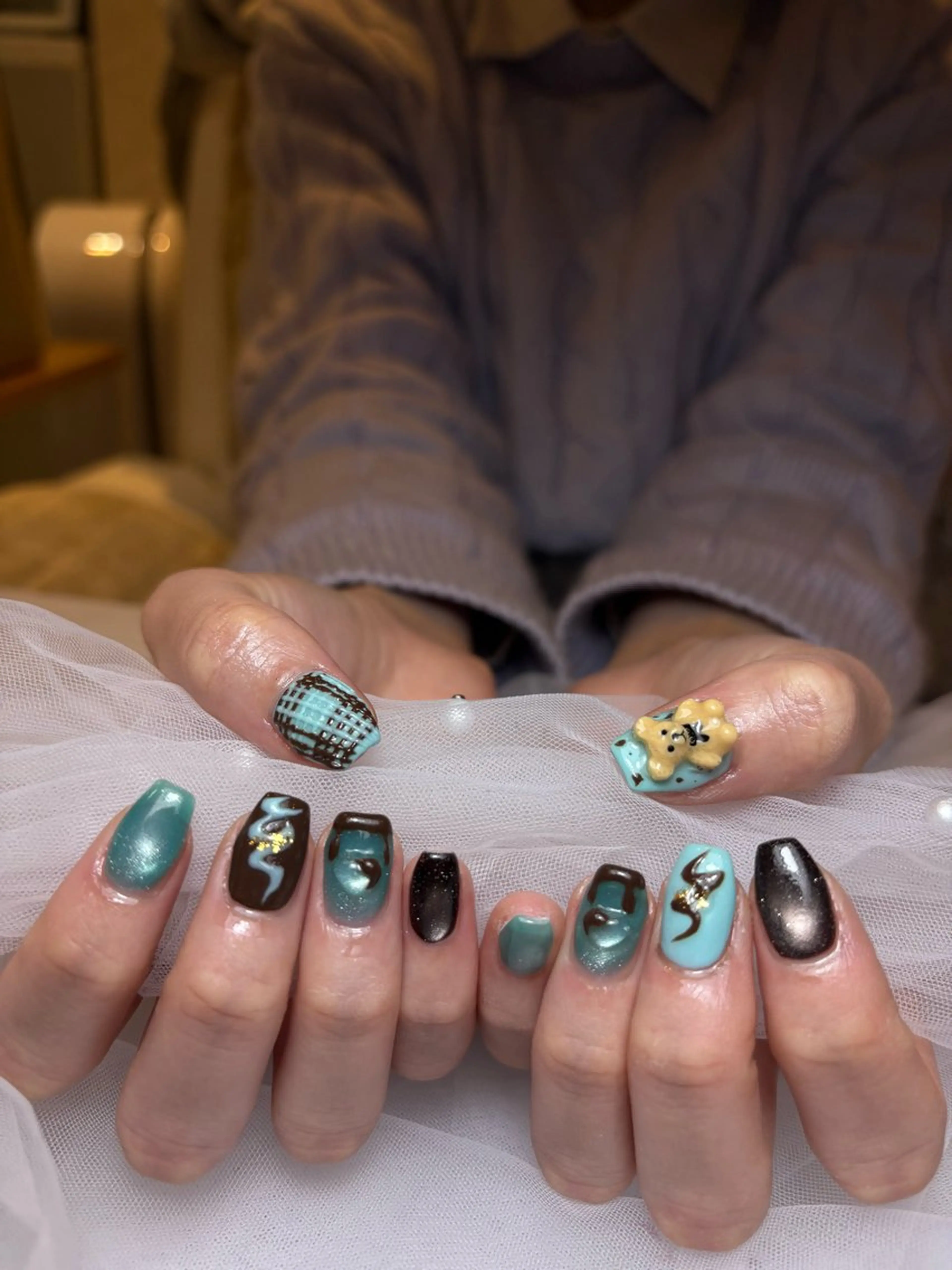 🍀持ち込みデザイン90分アート🌟片手2.3本アート、他シンプル🌟🫧パラジェル+500円🫧🤍ご新規様のみ🤍の写真