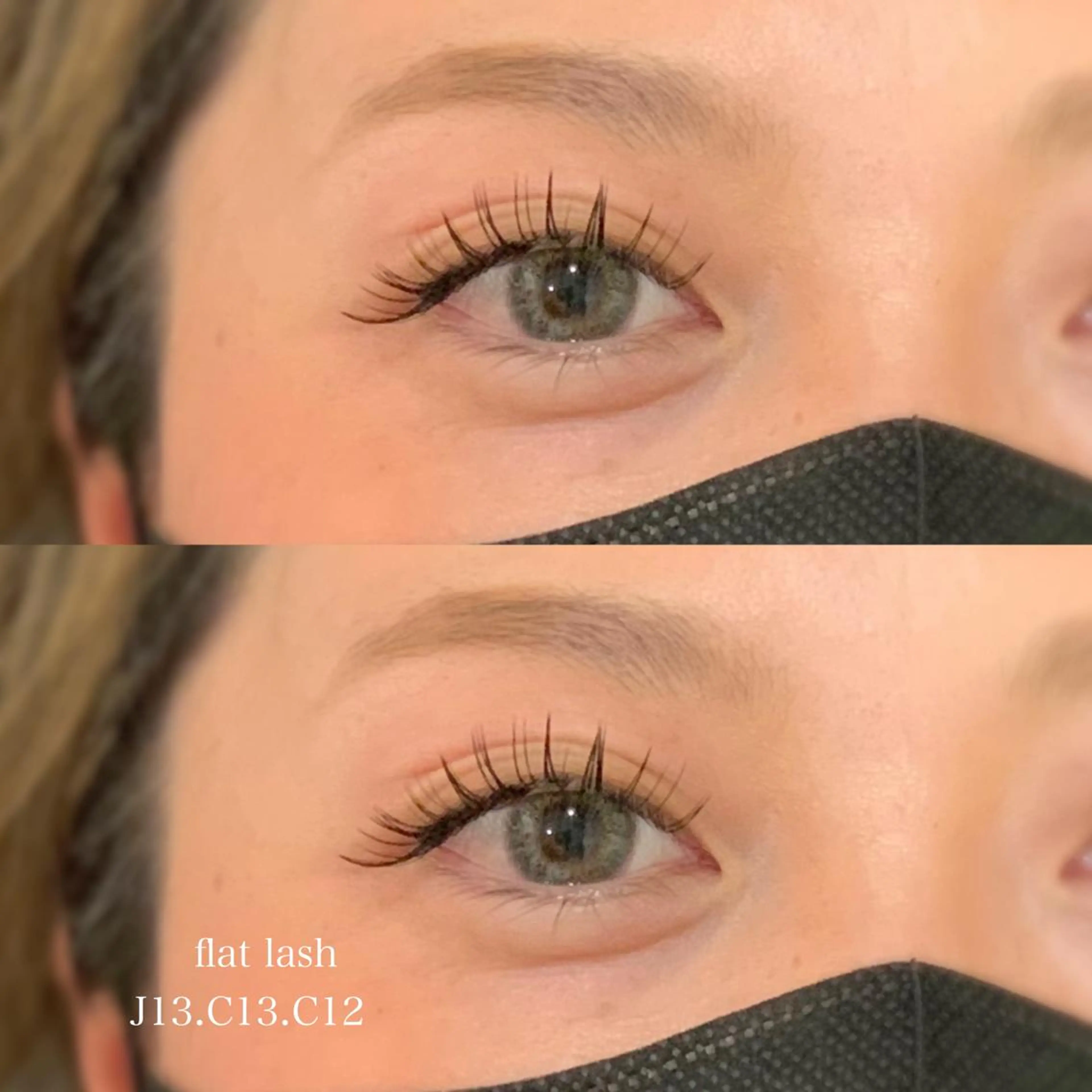 マツエク・マツパ 目尻長め 藤田 あゆみのマツエク・マツパデザイン