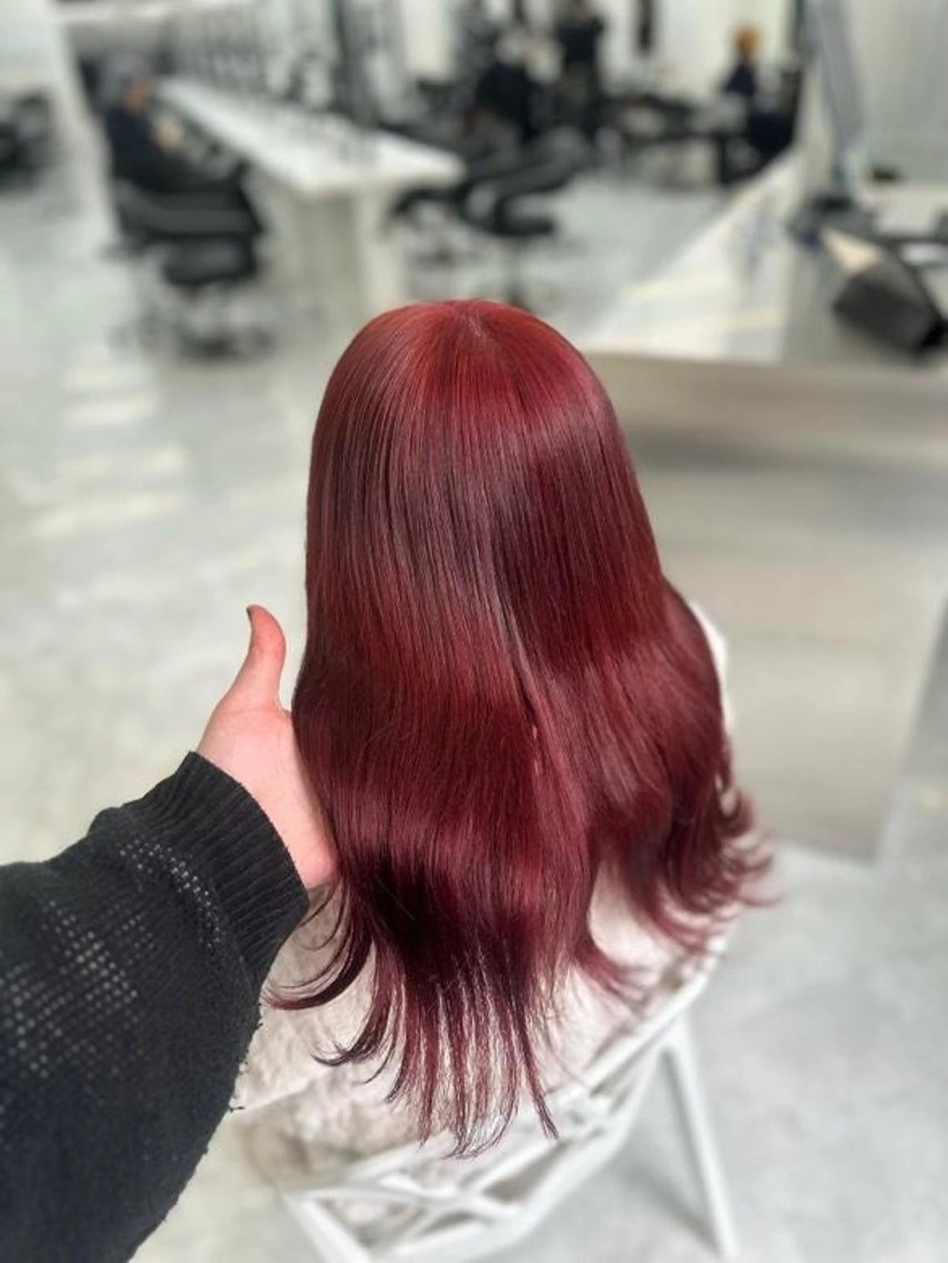 カラー ブリーチ ケアブリーチ 髪質改善 🍒renka🍒 ボブ/ショート/暖色のヘアスタイル